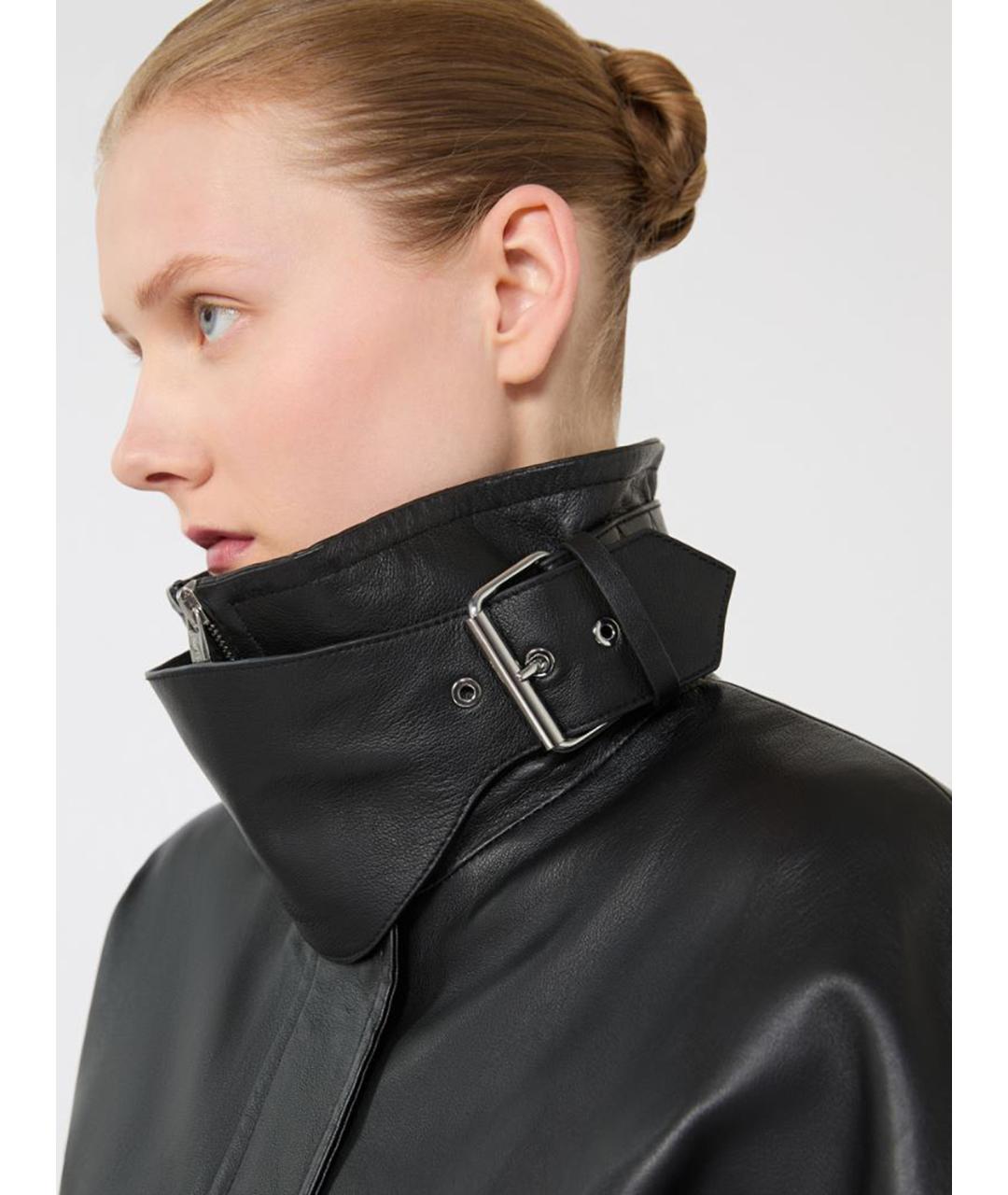 SPORTMAX Черная полиэстеровая куртка, фото 5