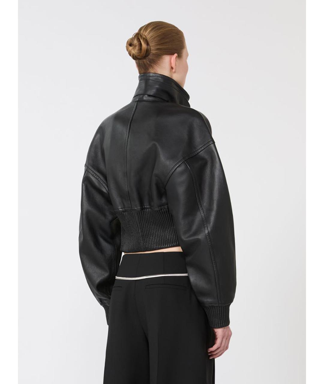 SPORTMAX Черная полиэстеровая куртка, фото 4