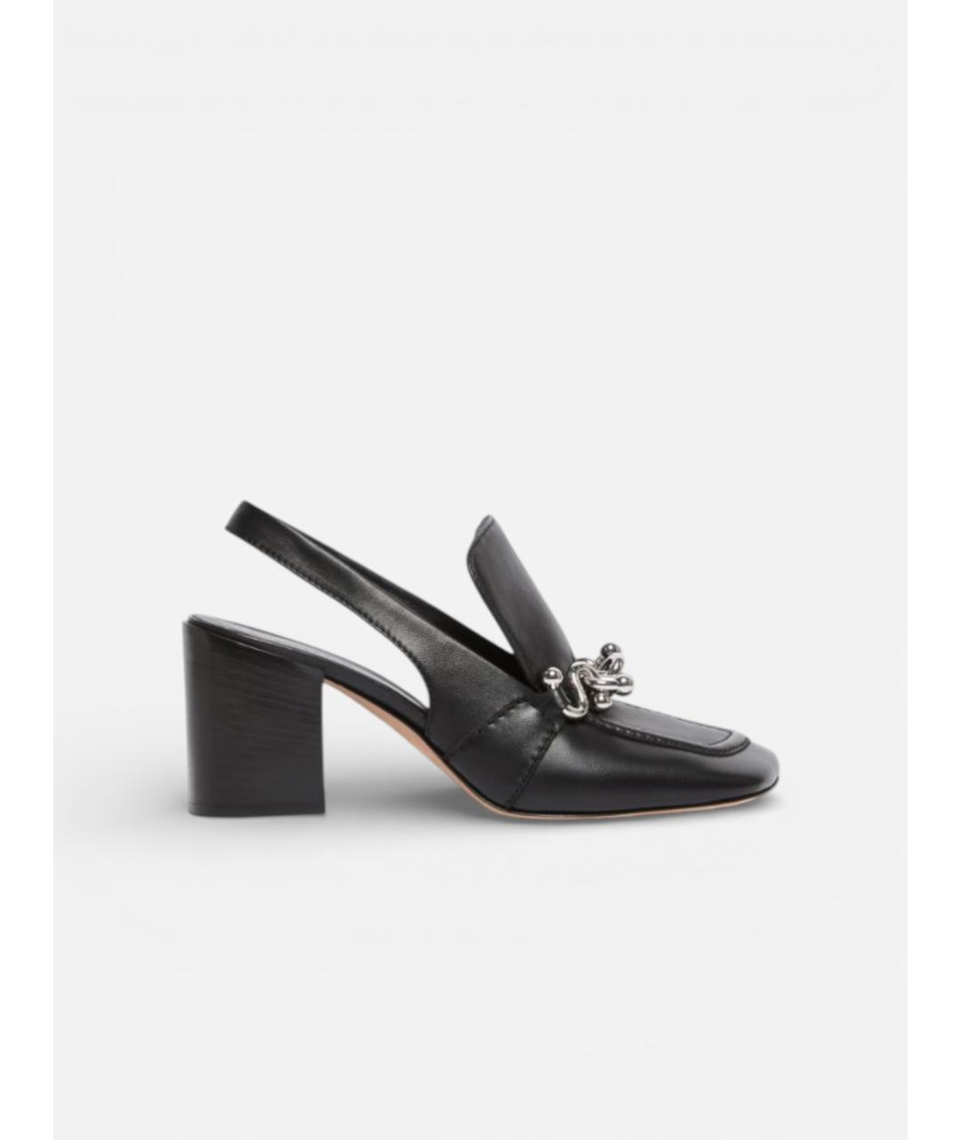 SPORTMAX Черные кожаные туфли, фото 6