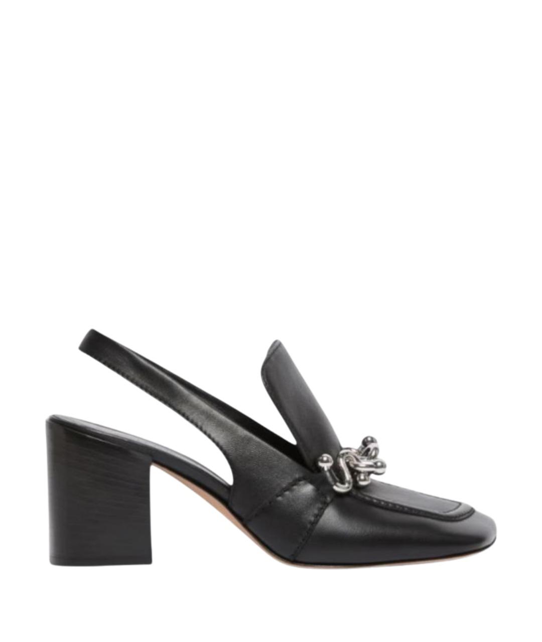 SPORTMAX Черные кожаные туфли, фото 1