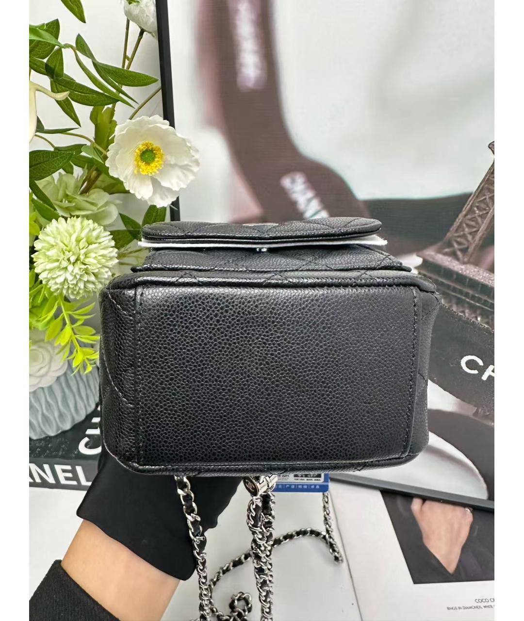 CHANEL Черный кожаный рюкзак, фото 5