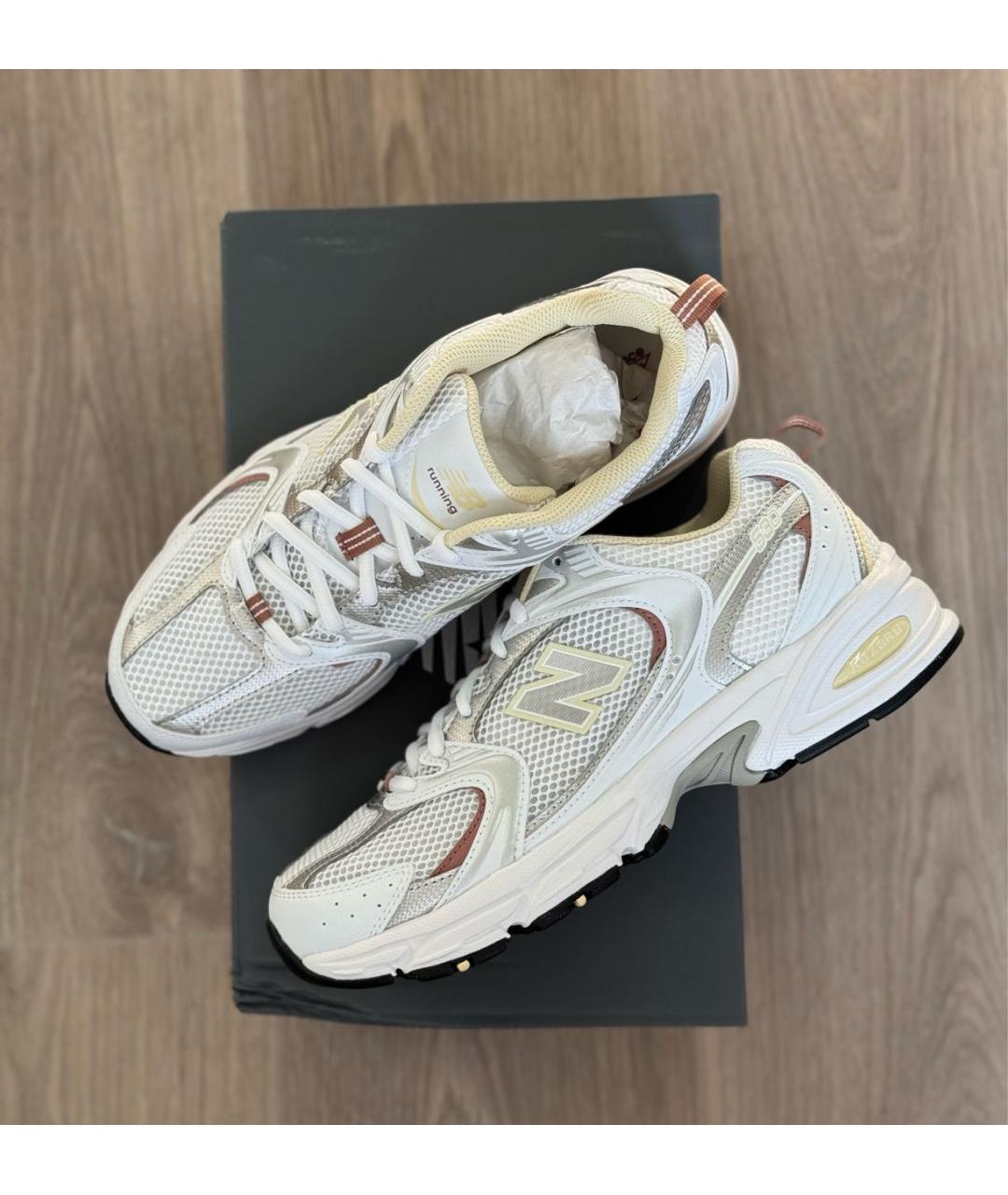 NEW BALANCE Белые кроссовки, фото 5