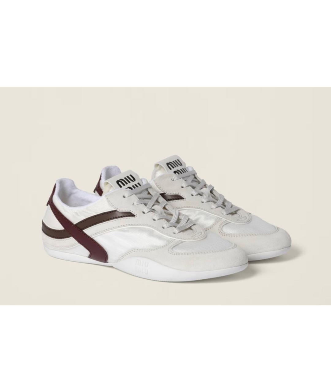 MIU MIU Белые кроссовки, фото 5