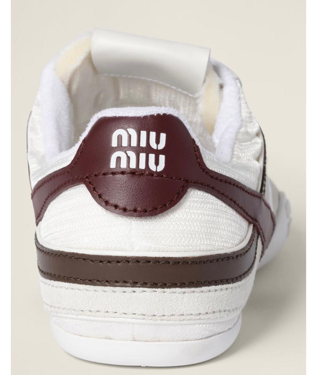 MIU MIU Белые кроссовки, фото 4