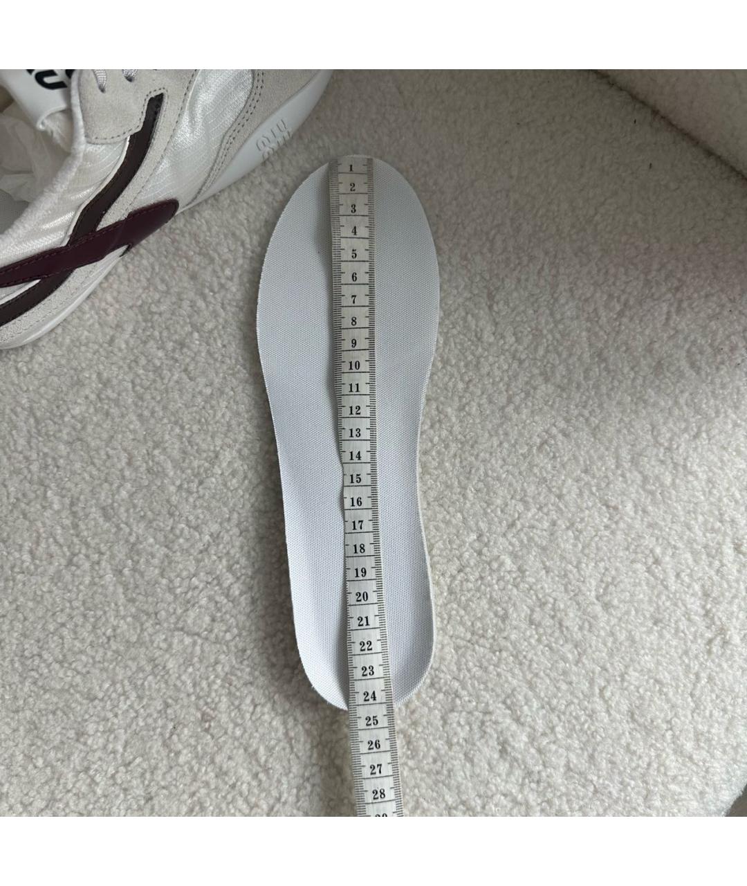 MIU MIU Белые кроссовки, фото 8