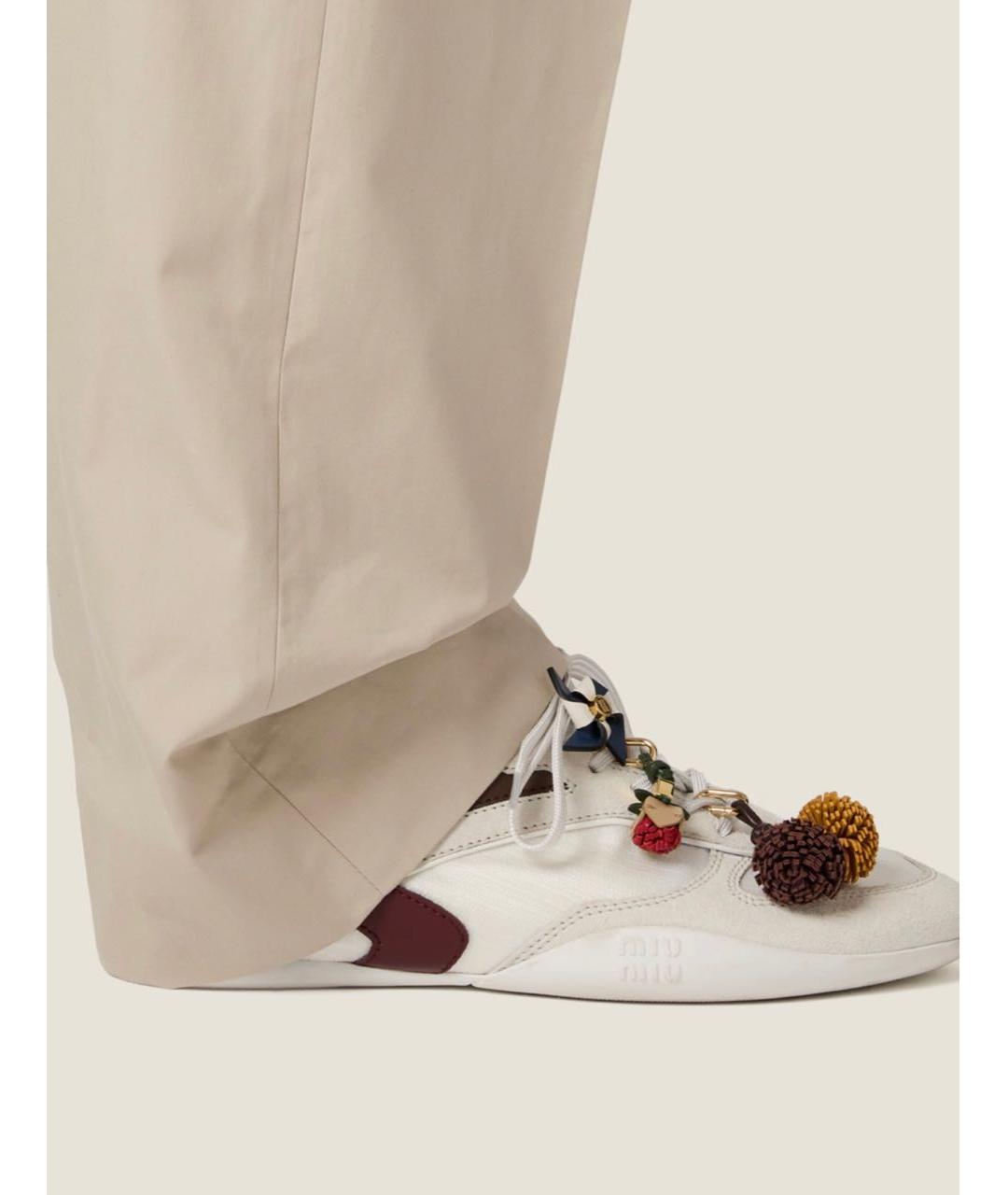 MIU MIU Белые кроссовки, фото 6