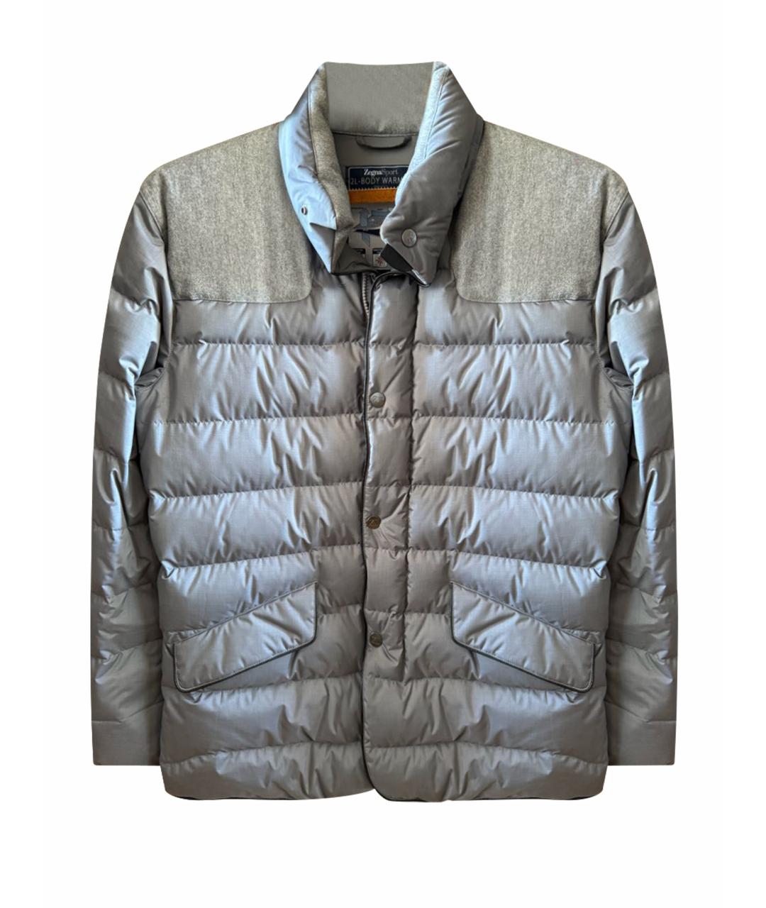 ZEGNA Серая шерстяная куртка, фото 1