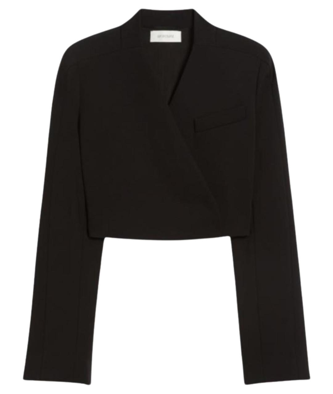 SPORTMAX Черный вискозный жакет/пиджак, фото 1