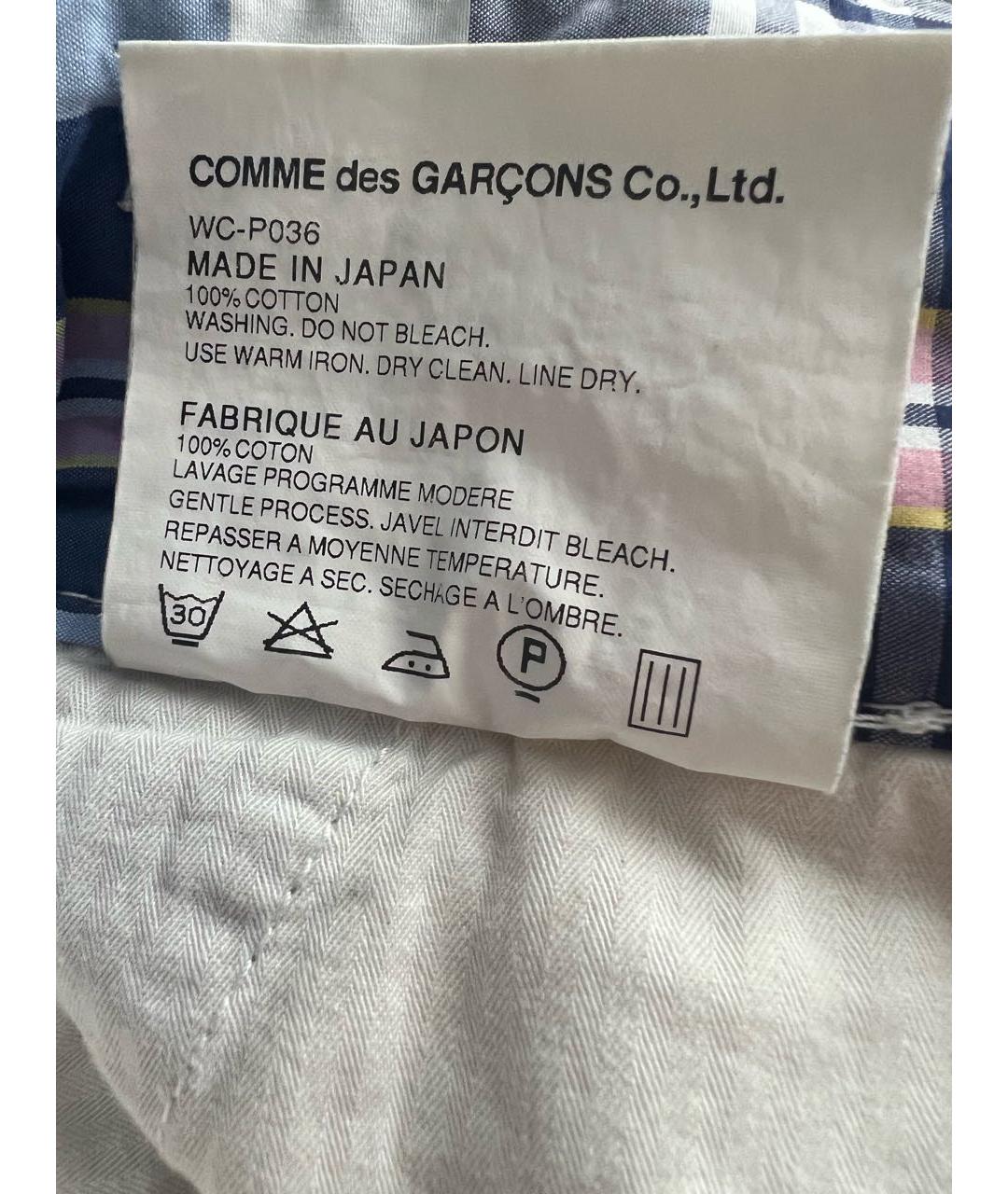 JUNYA WATANABE COMME DES GARÇONS Бирюзовые хлопковые шорты, фото 7