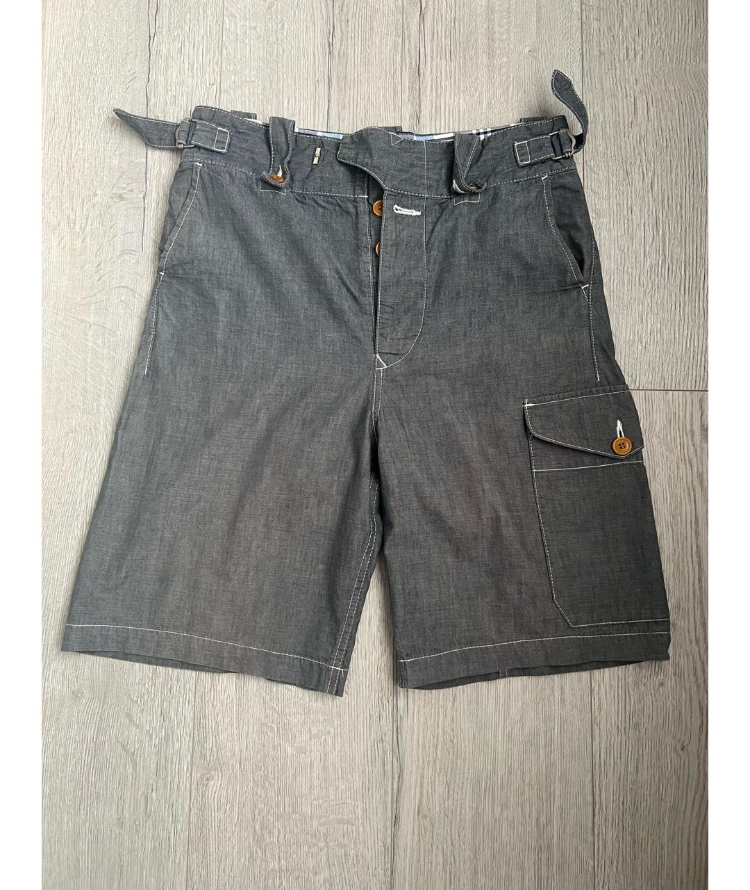 JUNYA WATANABE COMME DES GARÇONS Бирюзовые хлопковые шорты, фото 9