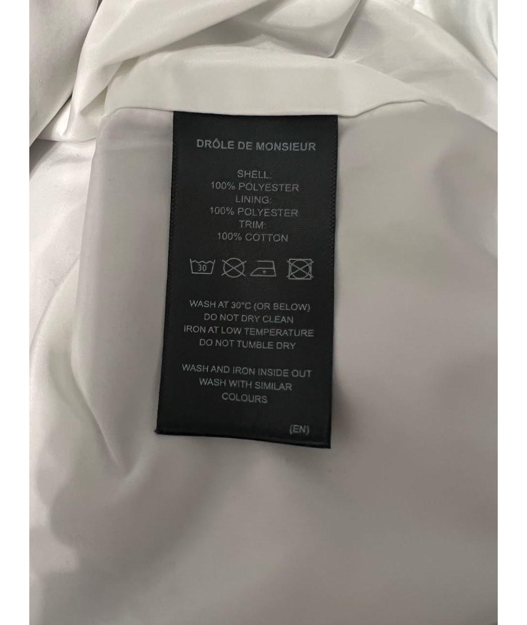 Drole de Monsieur Черная полиэстеровая куртка, фото 7