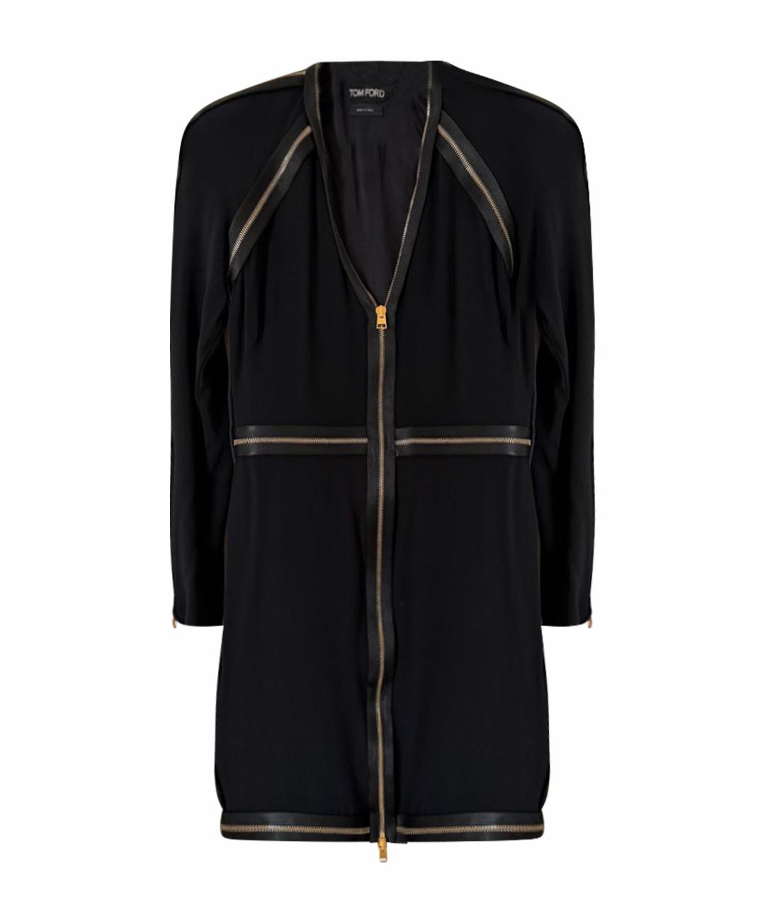 TOM FORD Черное полиэстеровое вечернее платье, фото 1