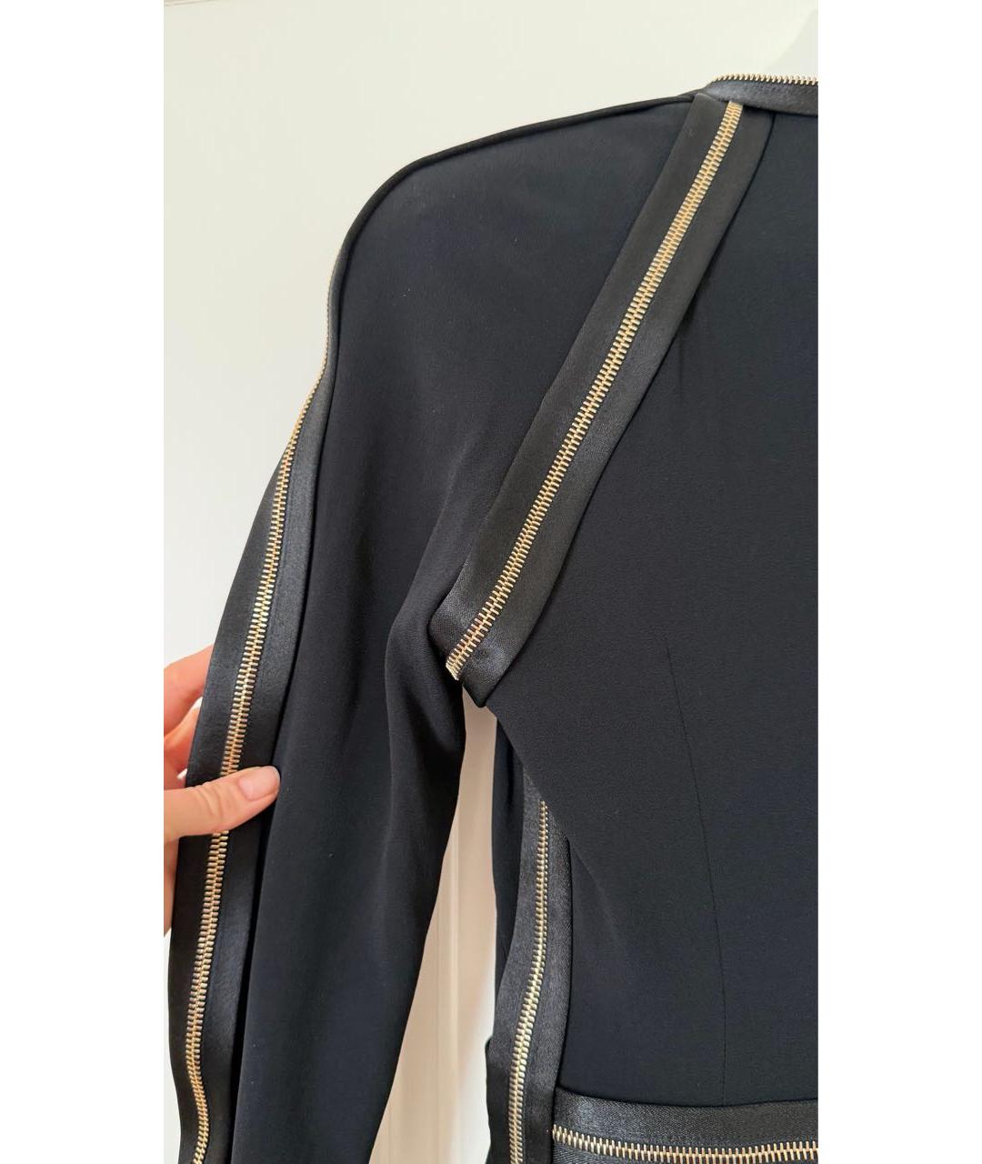 TOM FORD Черное полиэстеровое вечернее платье, фото 4