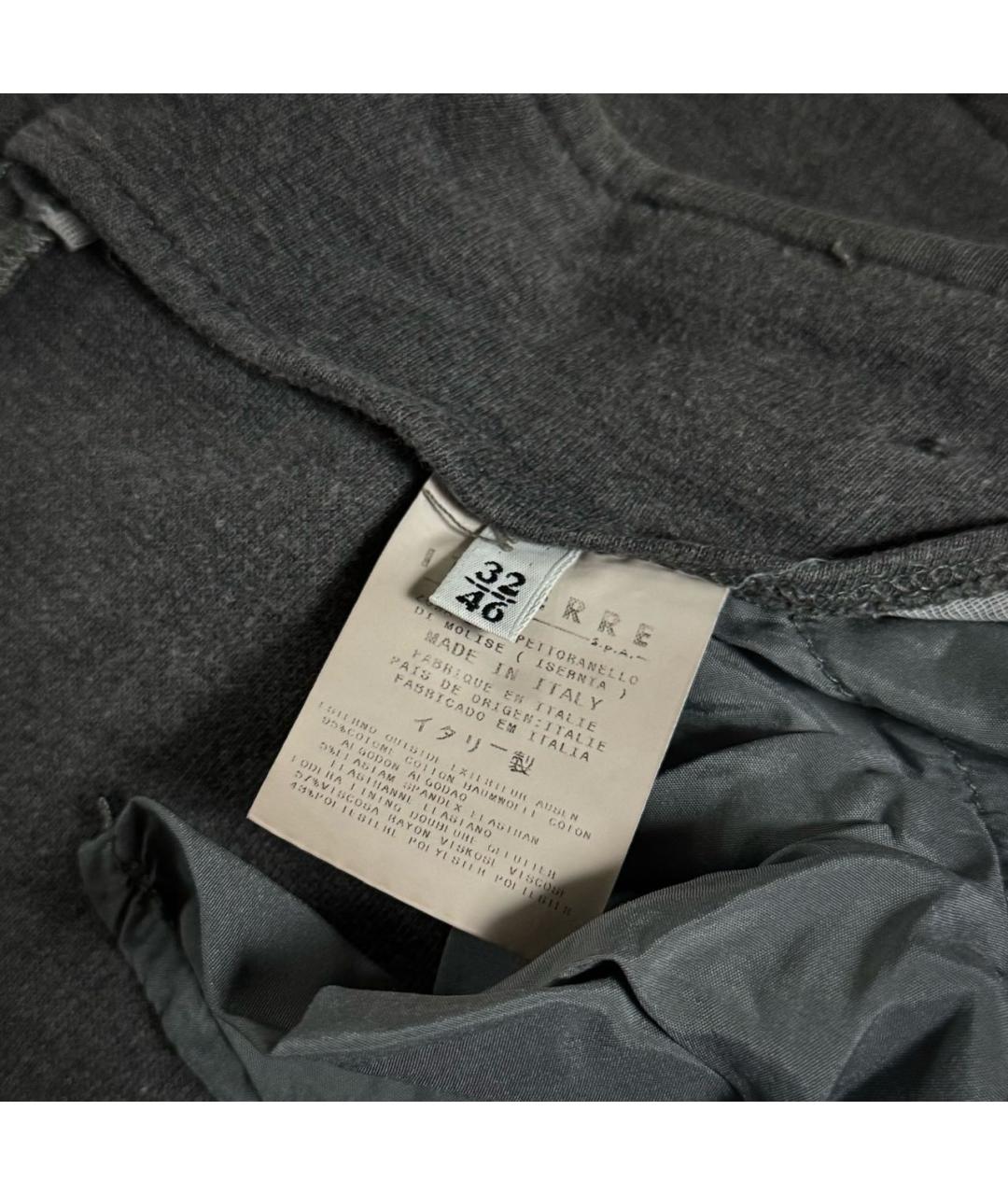DOLCE&GABBANA Серые хлопковые повседневные брюки, фото 7