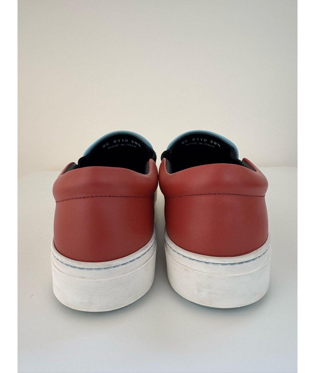 FENDI Мульти кожаные слипоны, фото 4