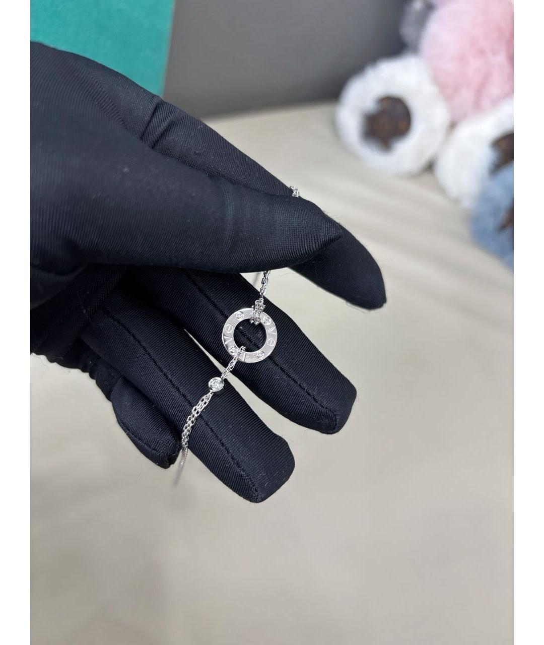 CARTIER Серебряное колье из белого золота, фото 7