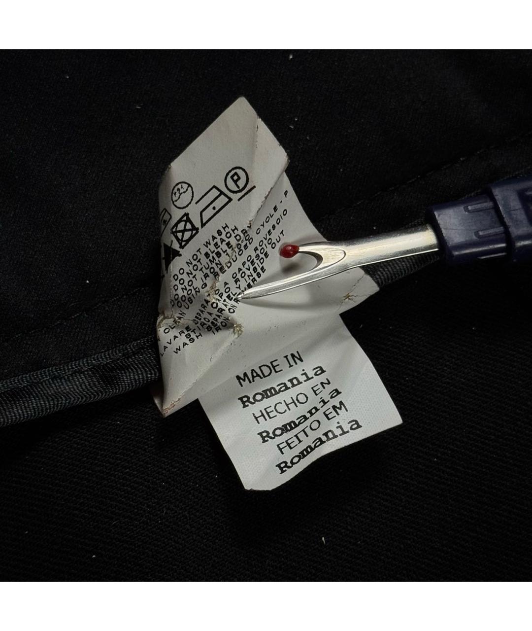 LOVE MOSCHINO Черные шерстяные классические брюки, фото 5