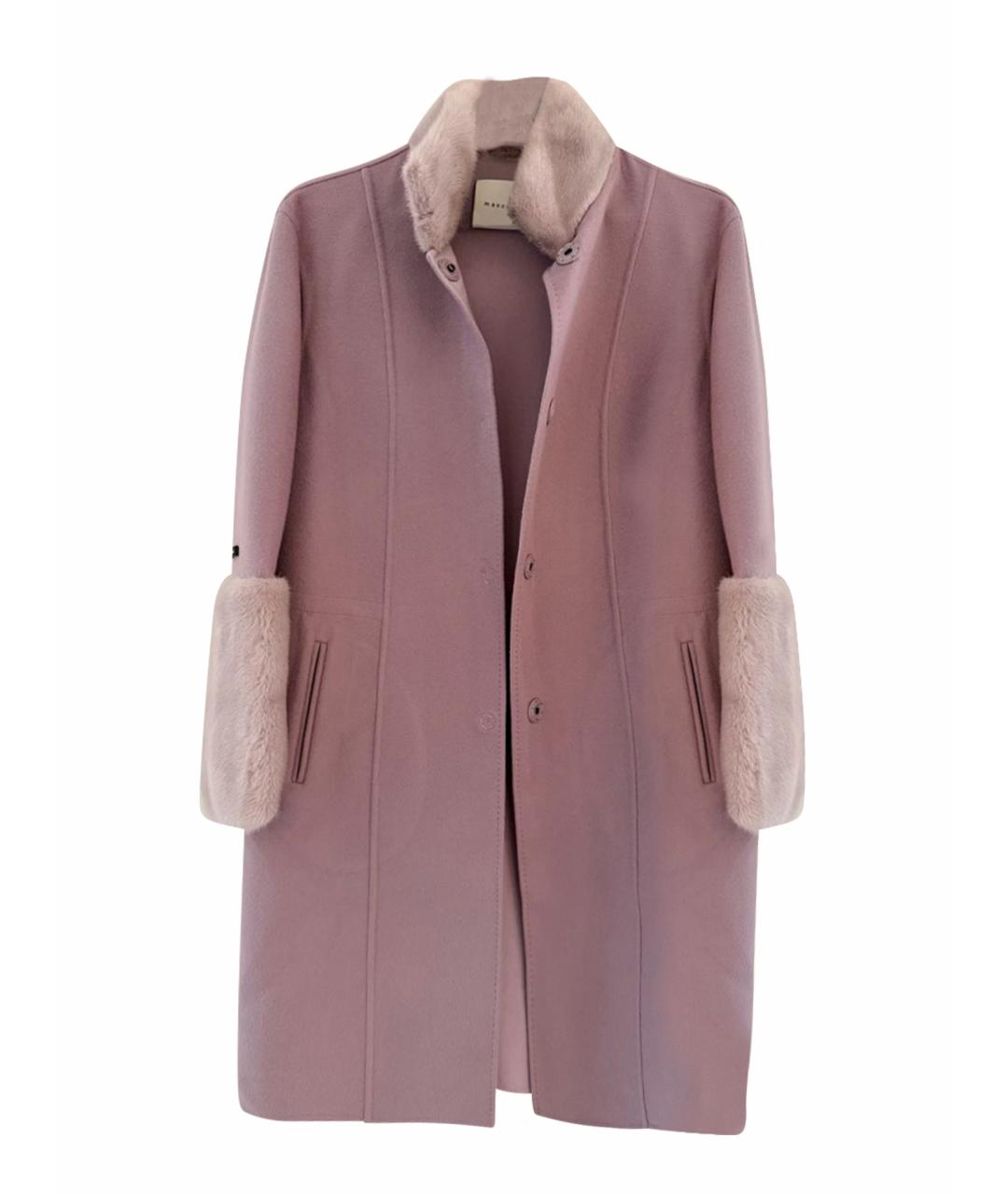 MANZONI 24 Фиолетовое кашемировое пальто, фото 1