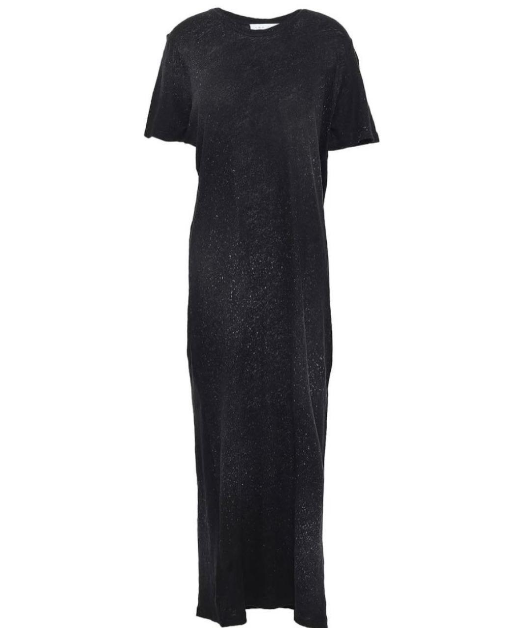 IRO Черное хлопковое повседневное платье, фото 9