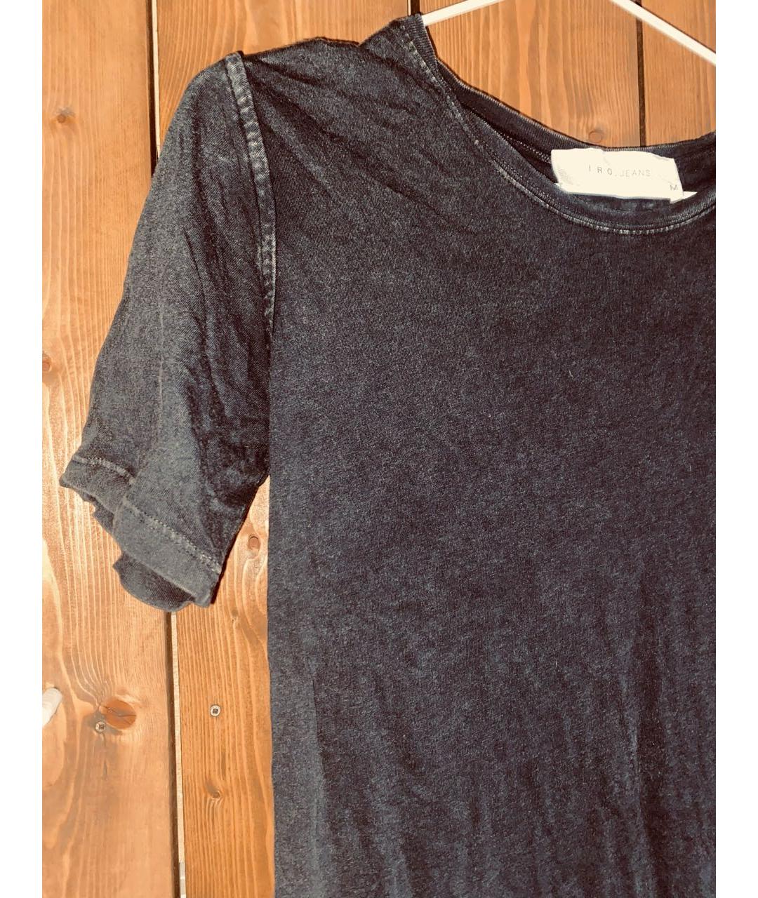 IRO Черное хлопковое повседневное платье, фото 5