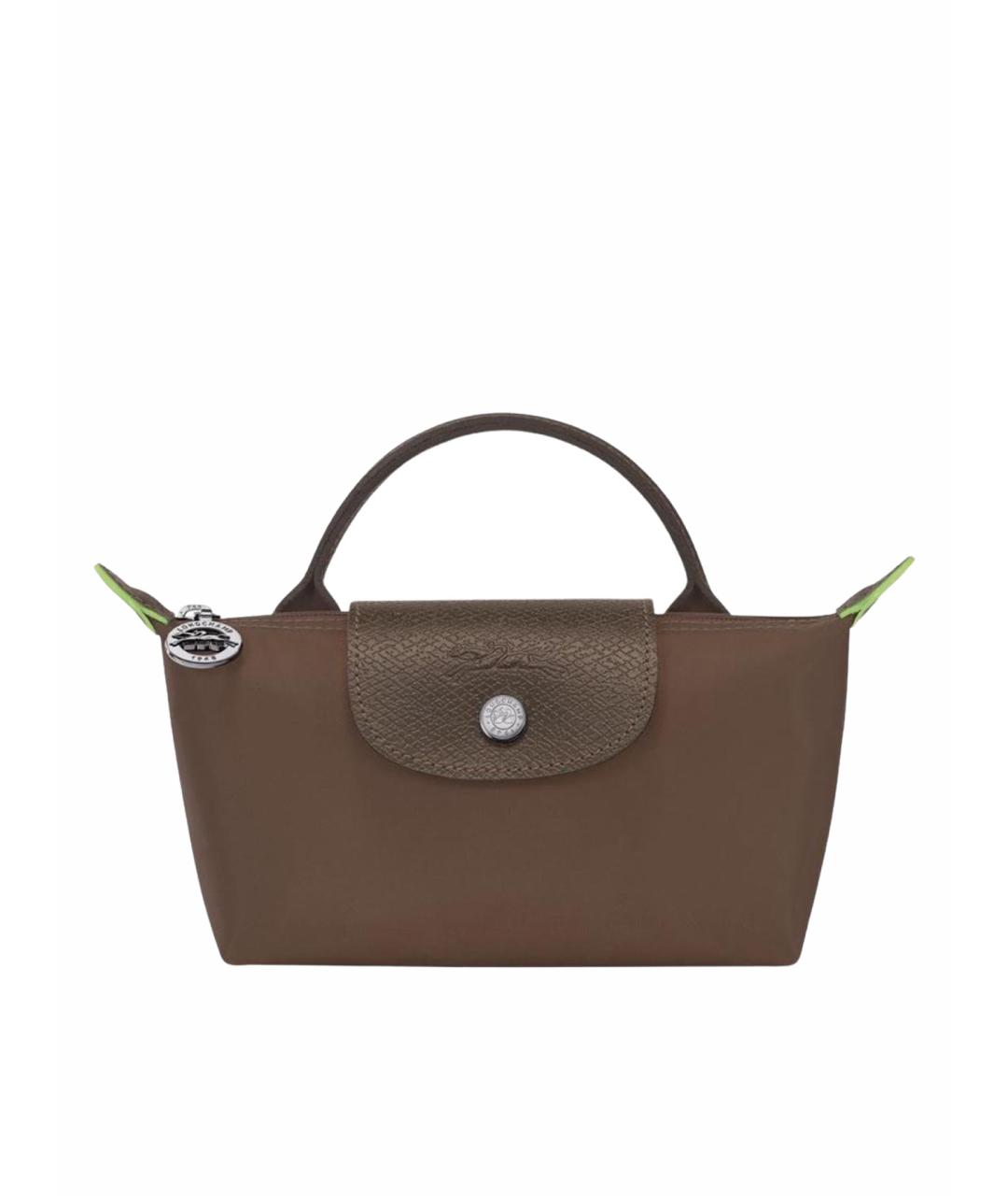 LONGCHAMP Коричневая сумка с короткими ручками, фото 1