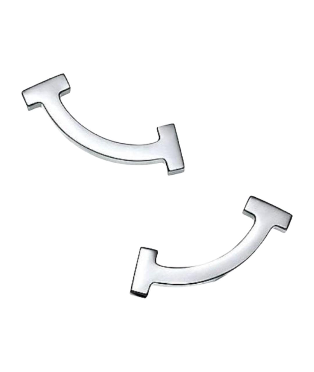 TIFFANY&CO Серебряные серьги из белого золота, фото 1