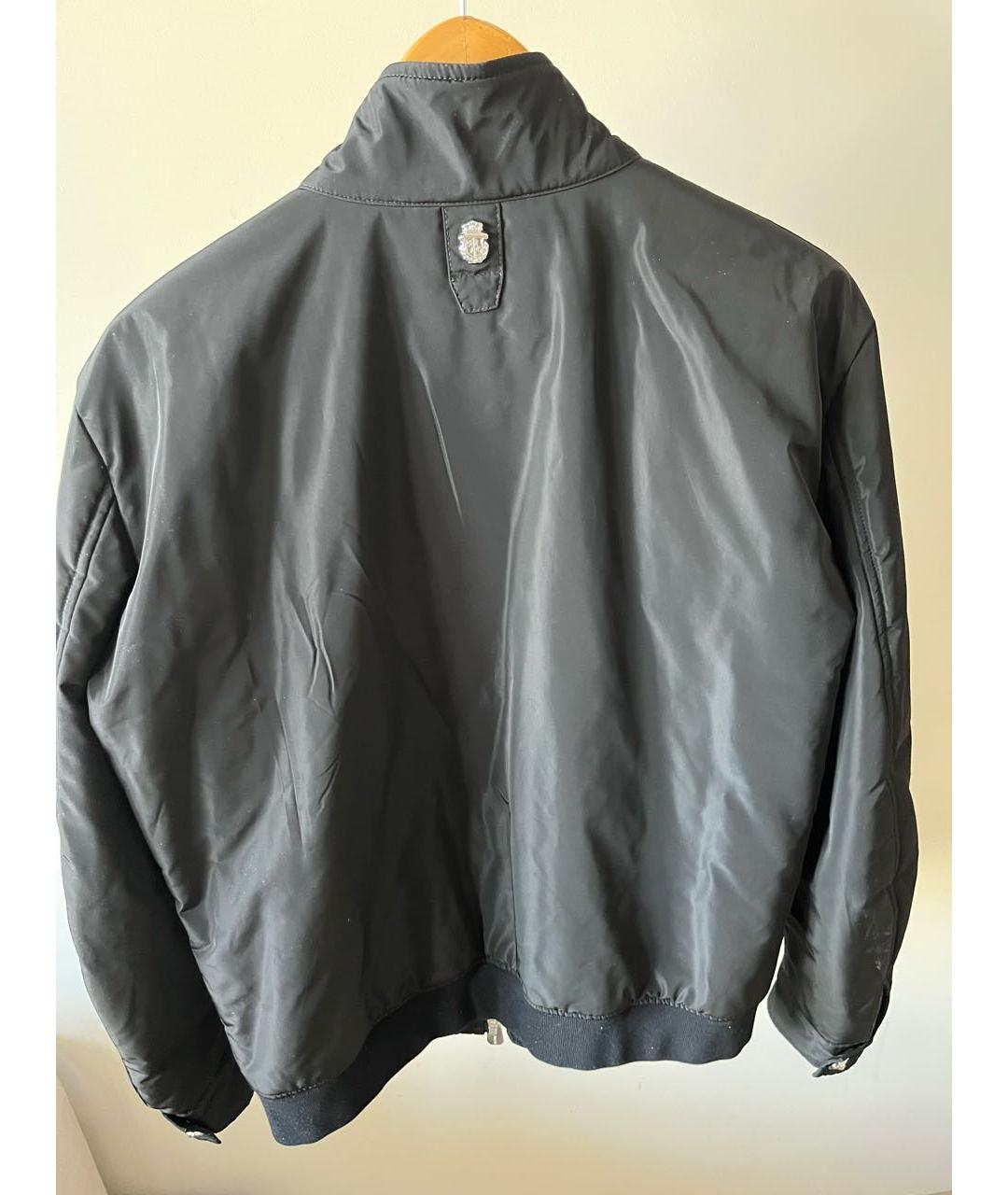 BILLIONAIRE Черная полиэстеровая куртка, фото 2