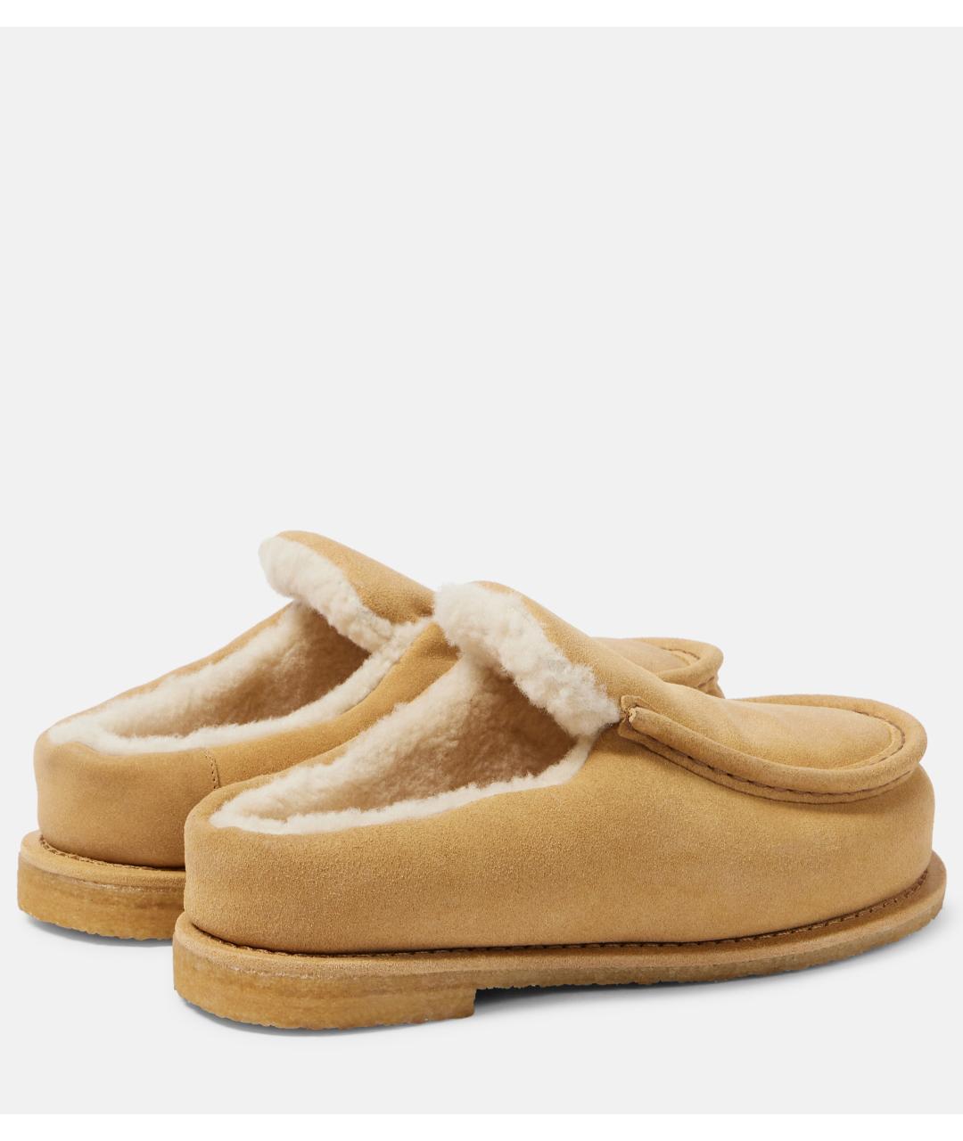 J.W.ANDERSON Бежевые замшевые мюли, фото 7
