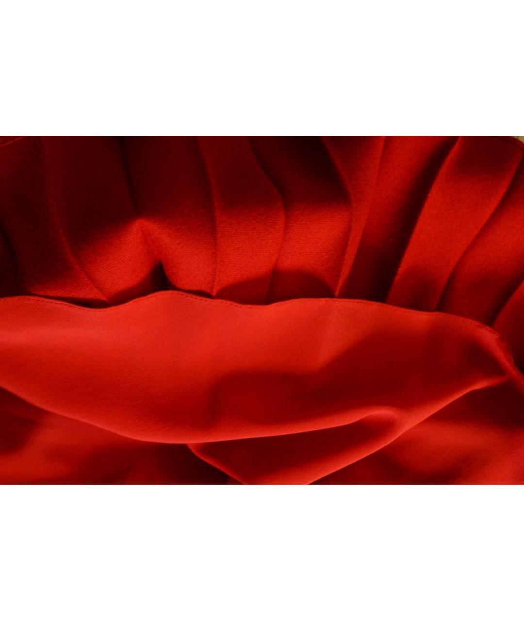 GUCCI Красная шерстяная юбка миди, фото 4