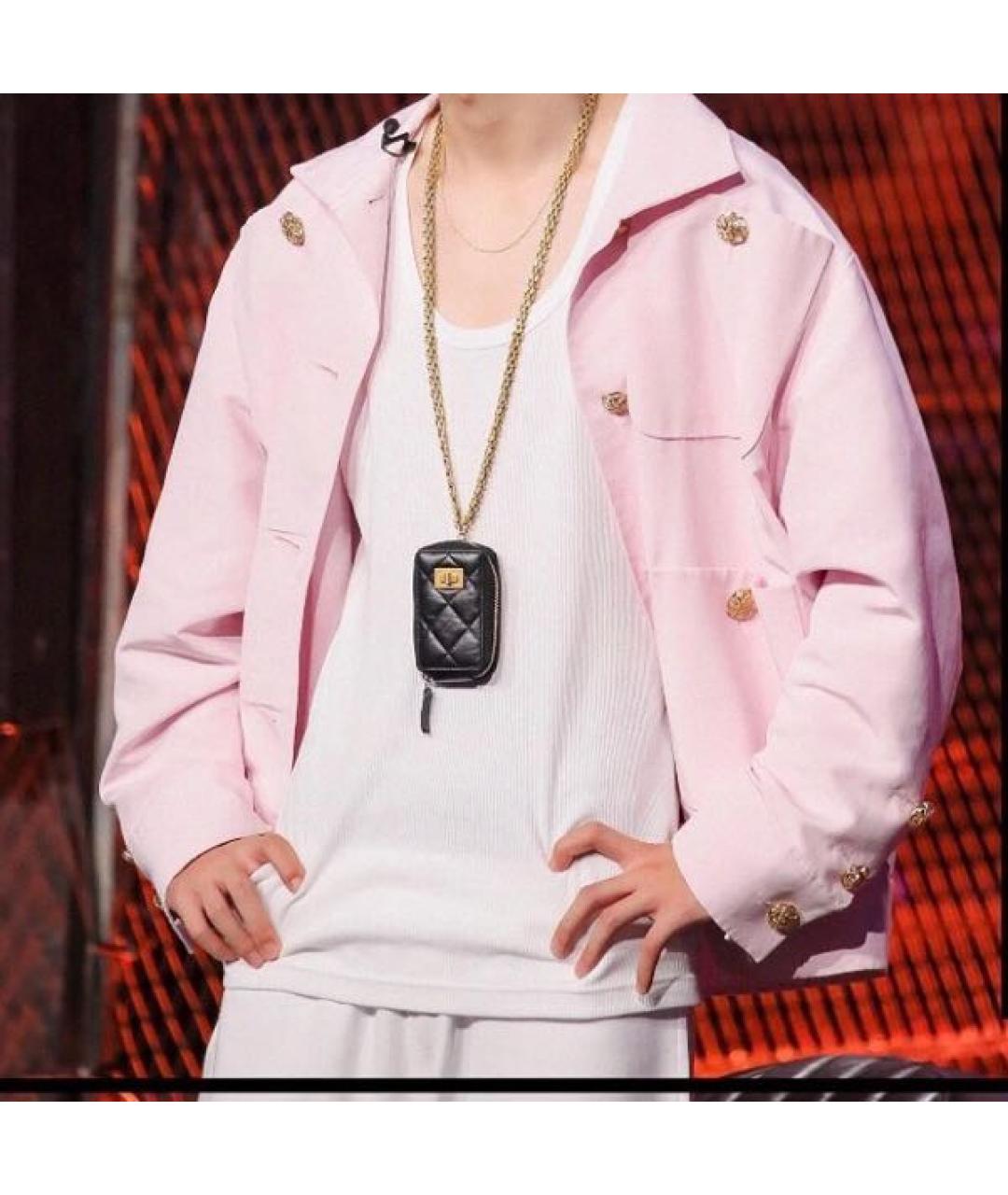 CHANEL Черная кожаная сумка через плечо, фото 7