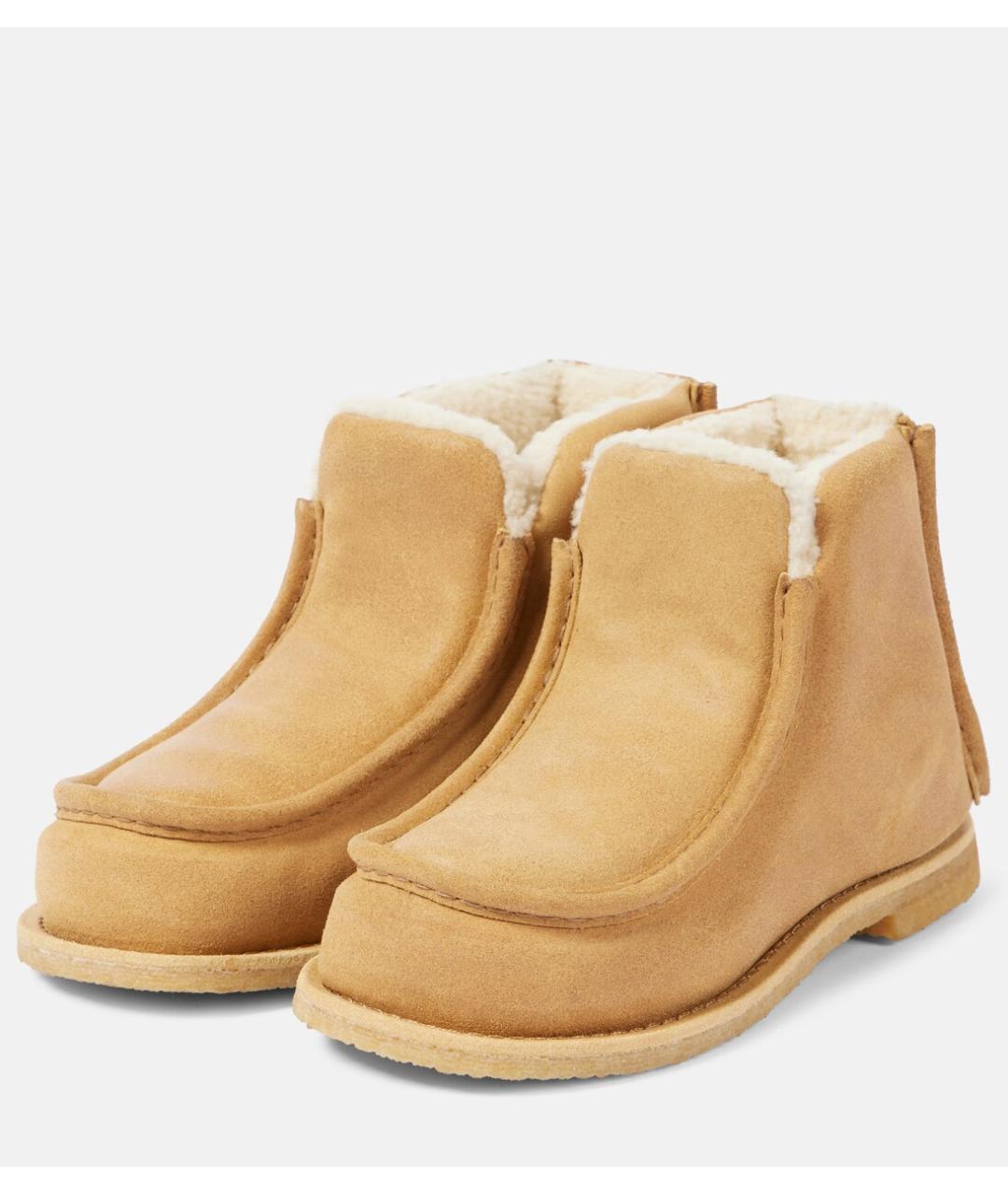J.W.ANDERSON Бежевые замшевые ботинки, фото 2