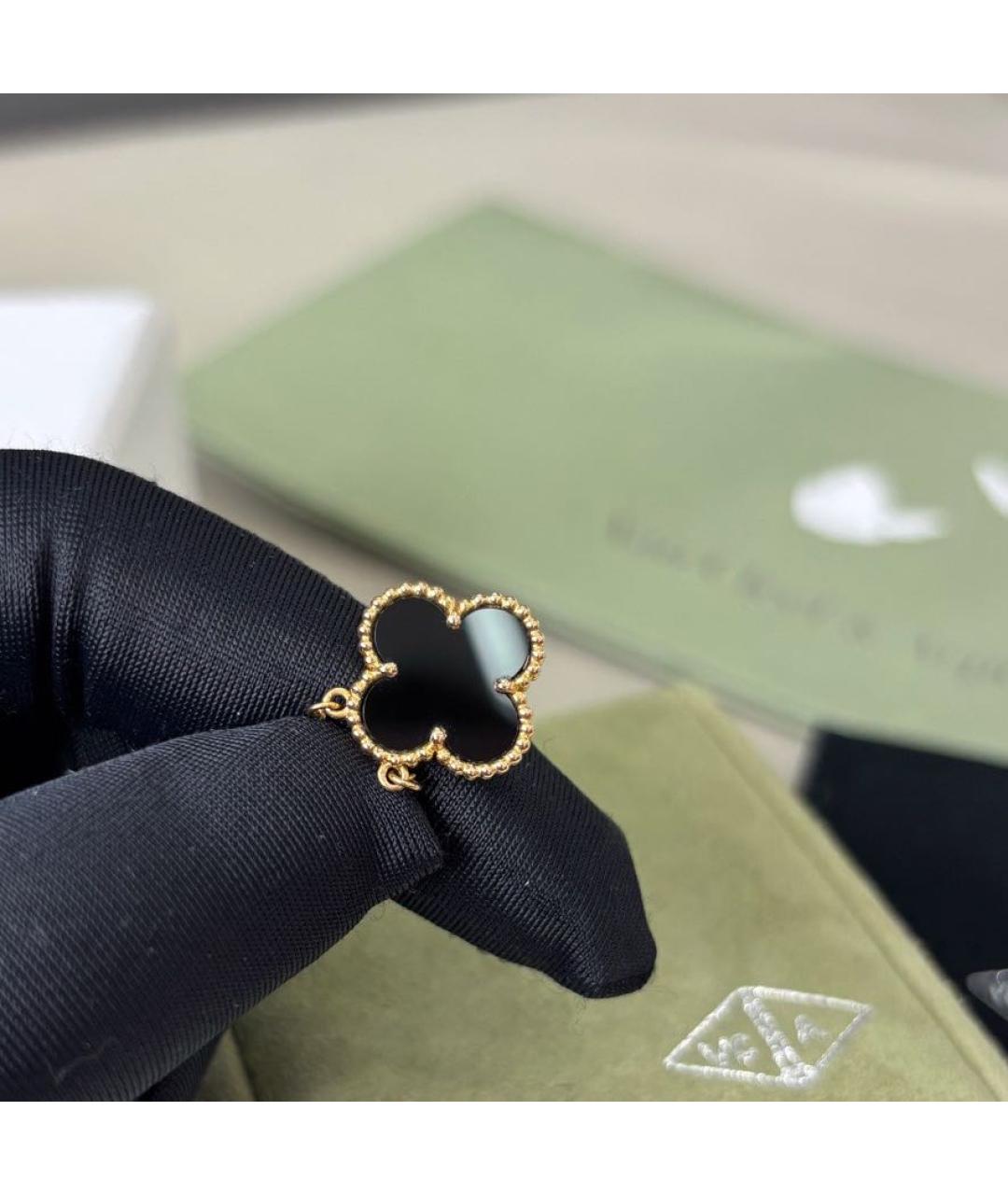 VAN CLEEF & ARPELS Черное колье из желтого золота, фото 4