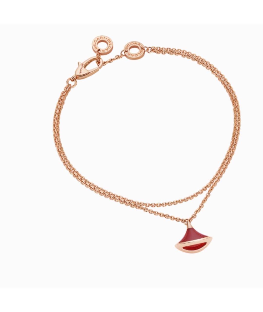 BVLGARI Красный браслет из розового золота, фото 7
