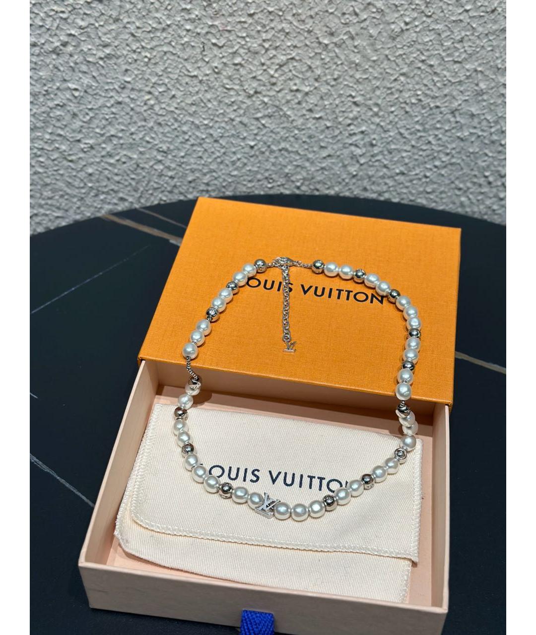 LOUIS VUITTON Белое колье, фото 2