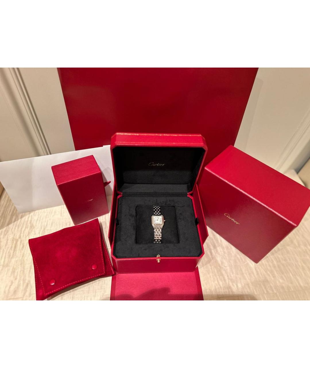 CARTIER Серебряные часы, фото 3