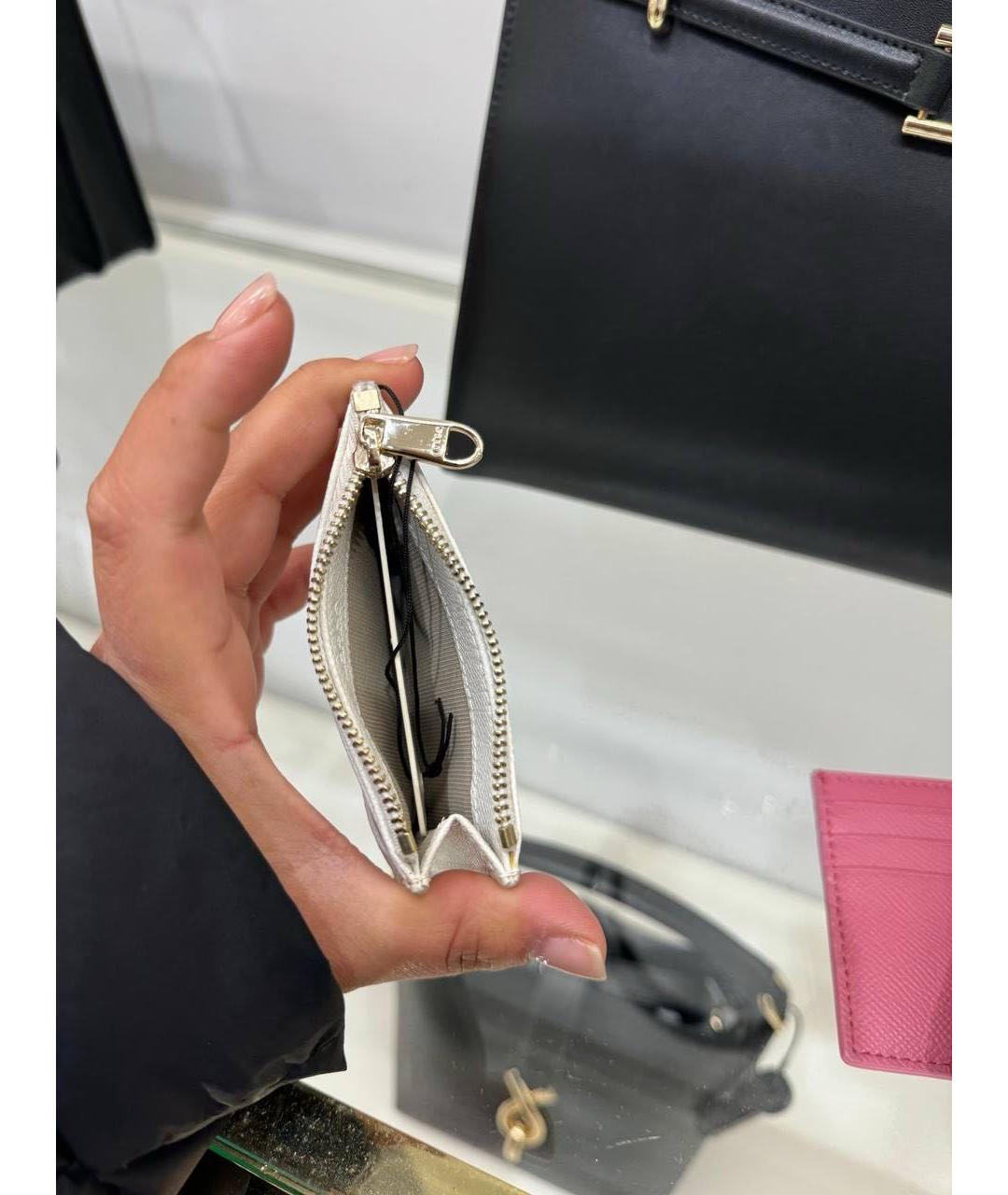 FURLA Белый кожаный кардхолдер, фото 3