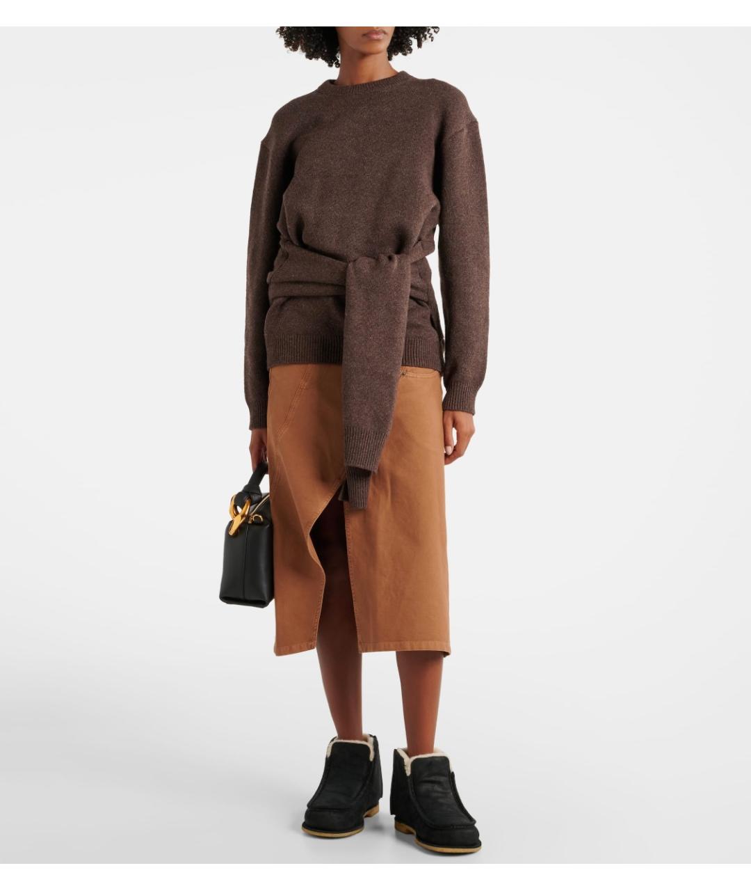 J.W.ANDERSON Черные замшевые ботинки, фото 6