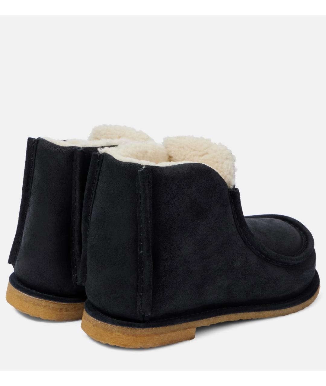 J.W.ANDERSON Черные замшевые ботинки, фото 5