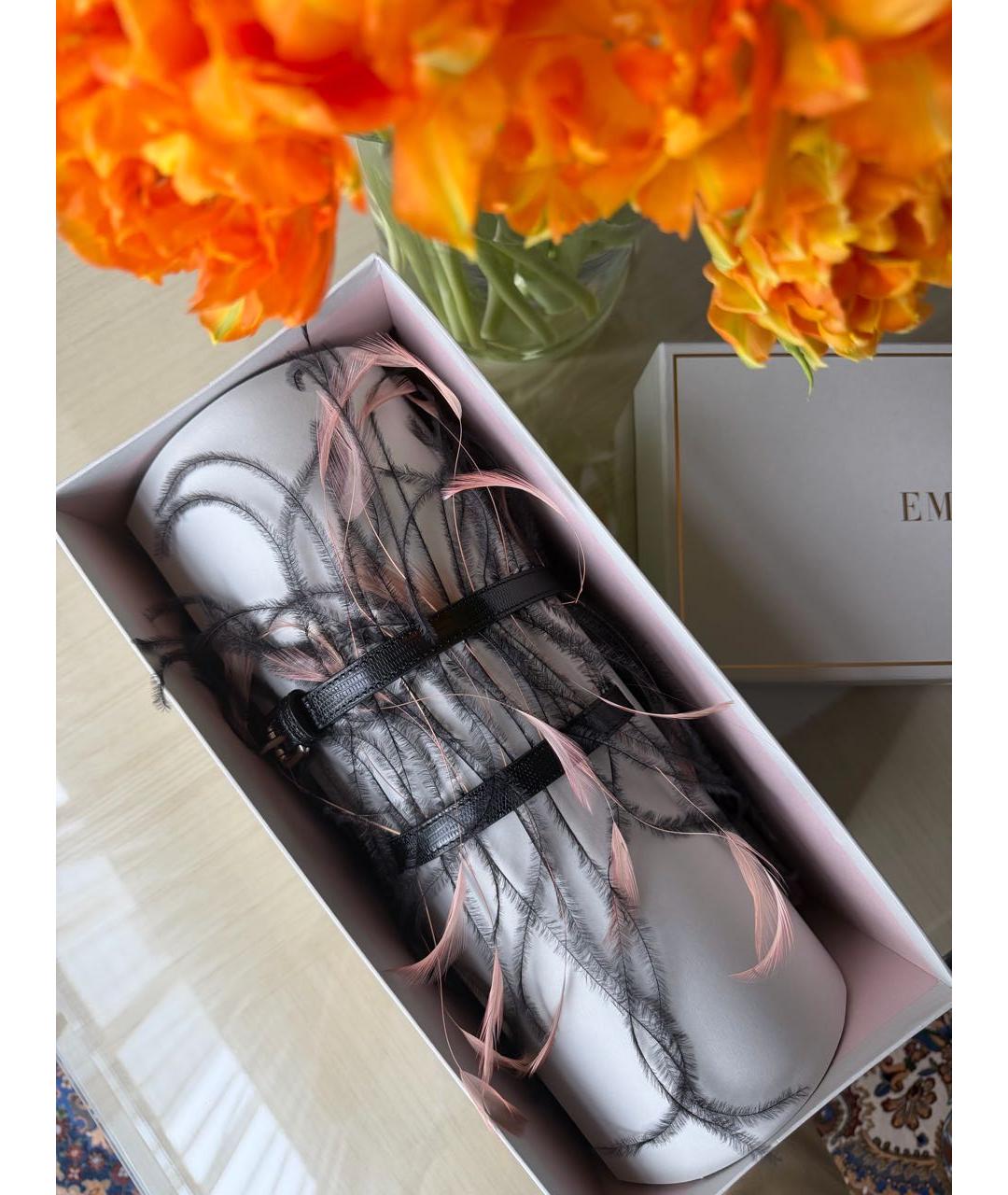 EMILIO PUCCI Черный кожаный ремень, фото 4