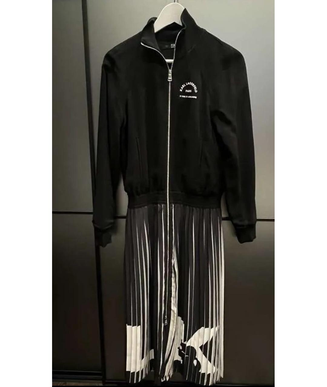 KARL LAGERFELD Черное повседневное платье, фото 2