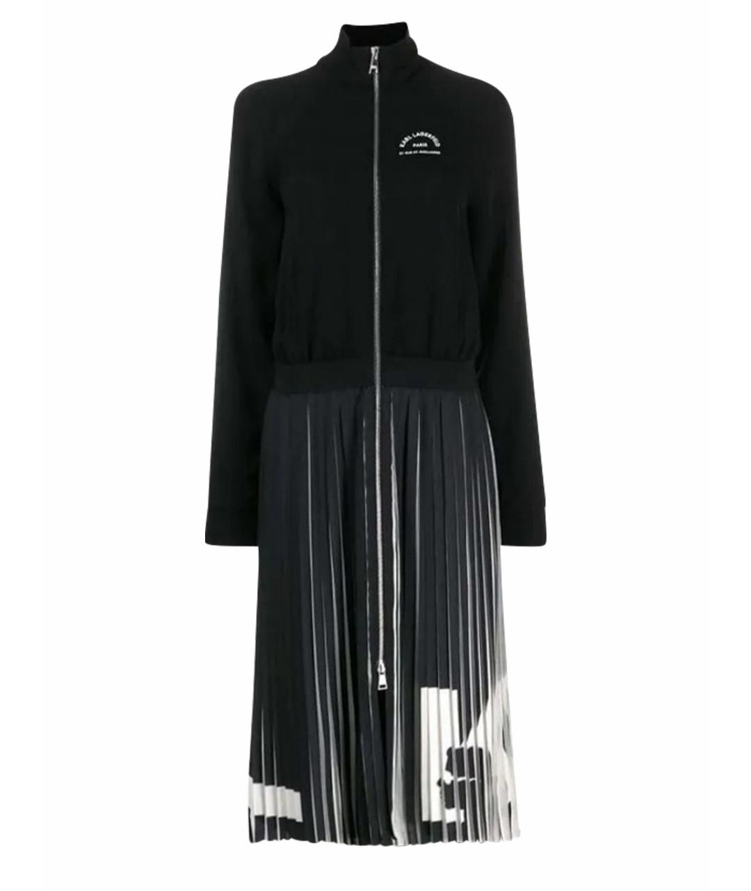 KARL LAGERFELD Черное повседневное платье, фото 1