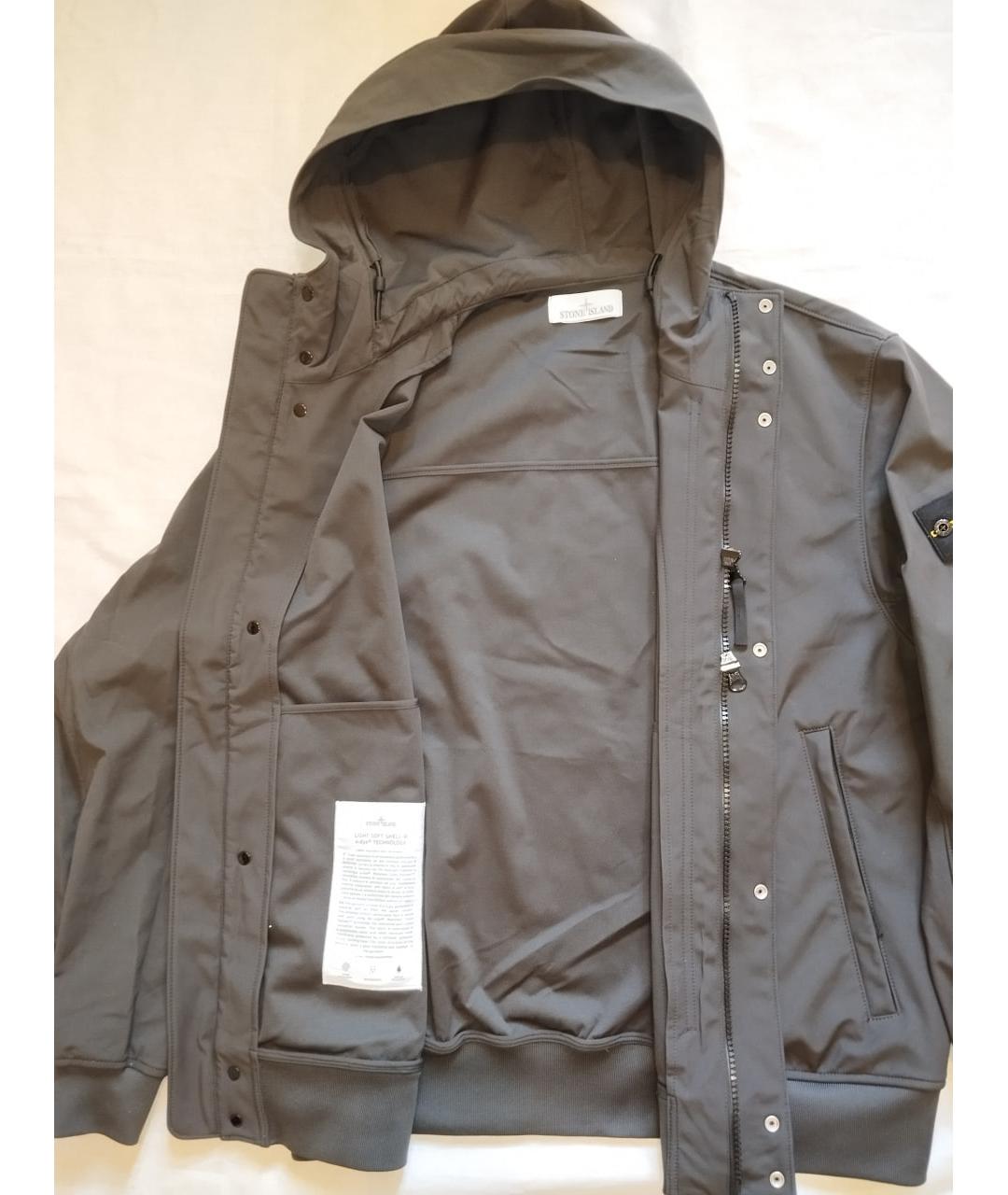 STONE ISLAND Черная куртка, фото 4