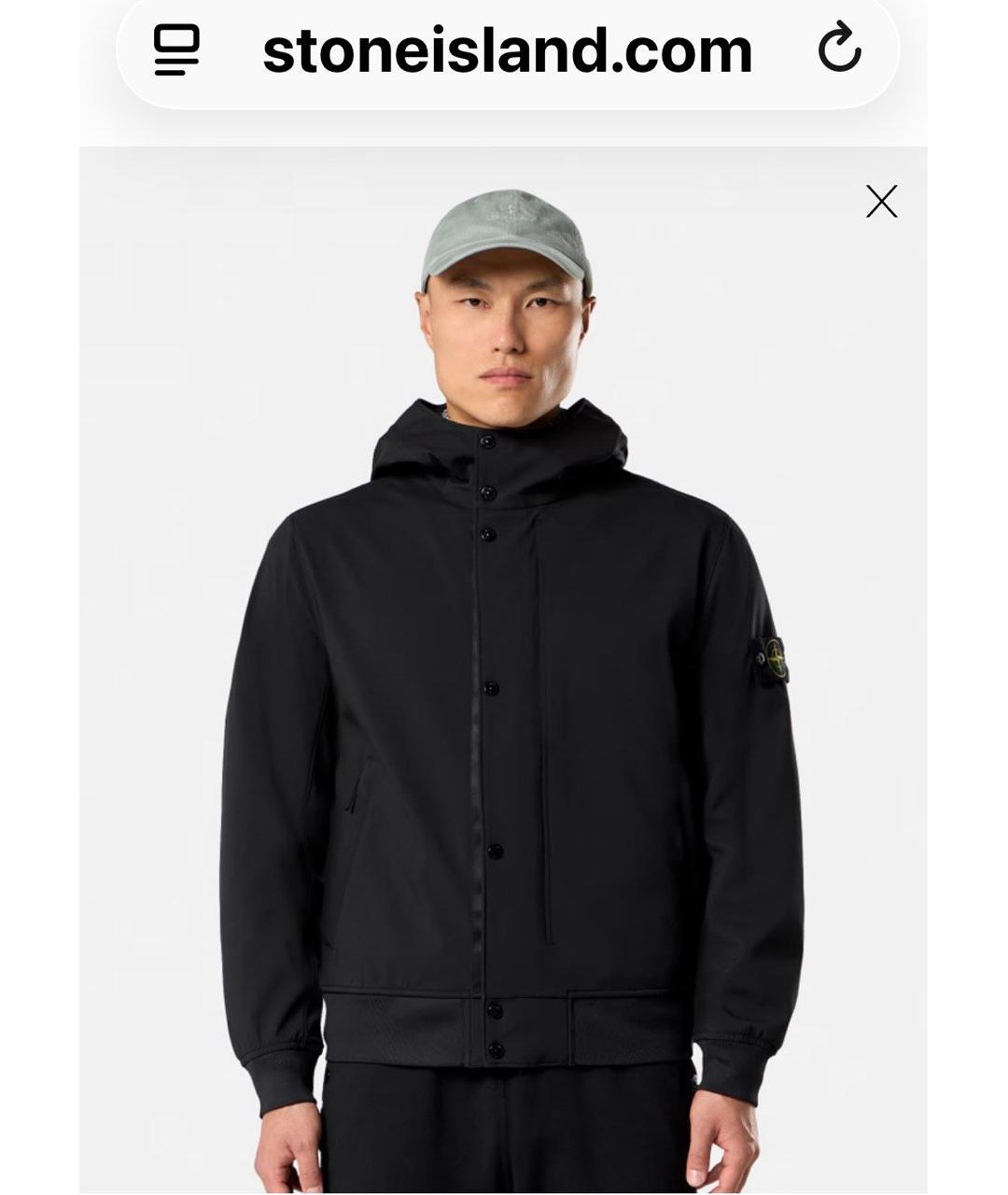 STONE ISLAND Черная куртка, фото 7