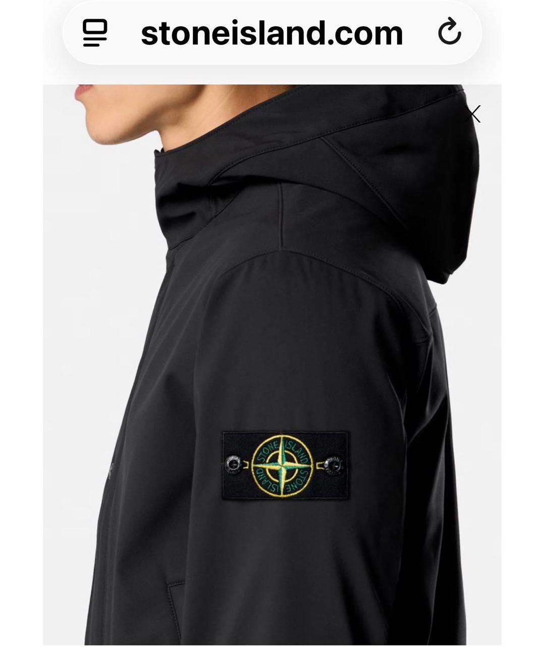 STONE ISLAND Черная куртка, фото 9