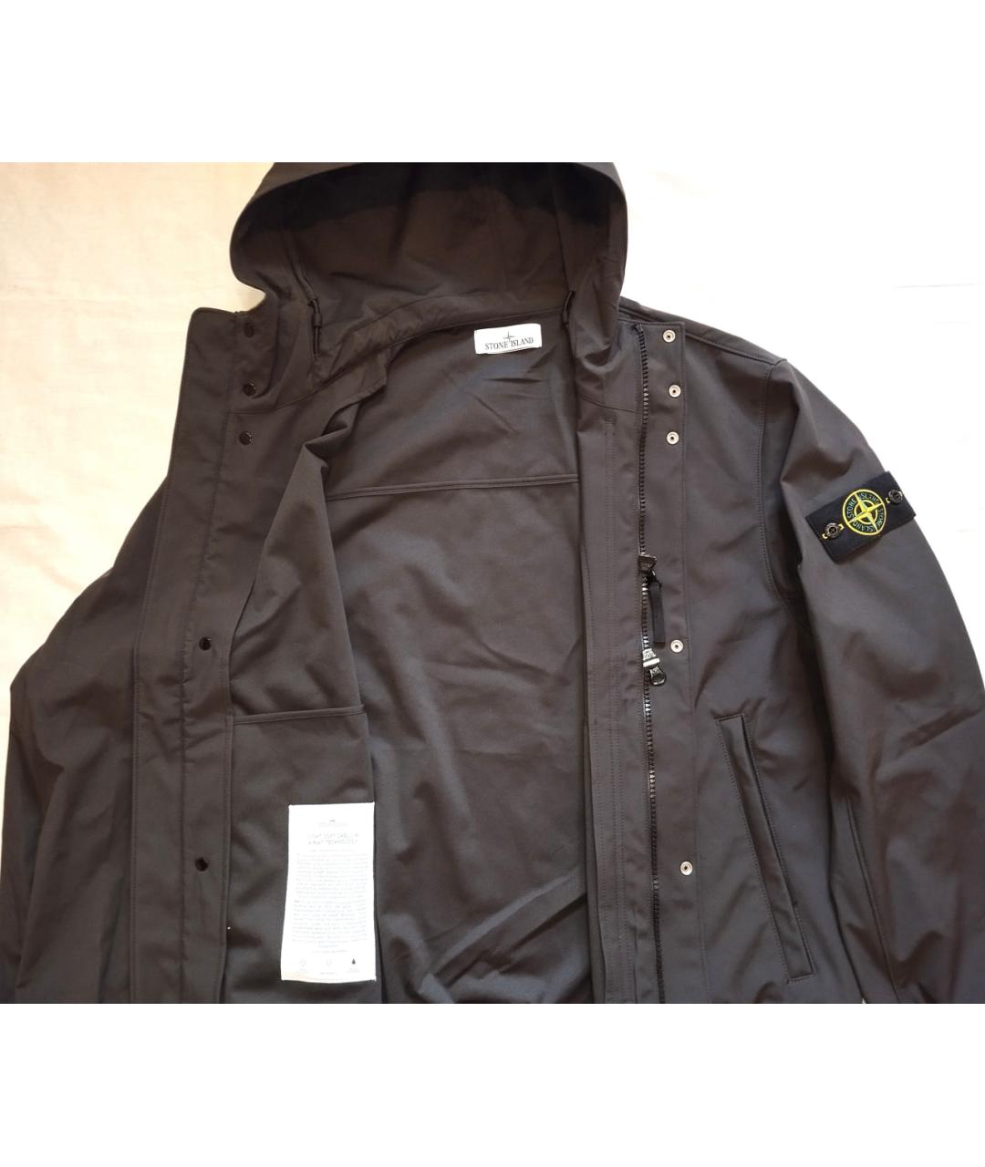 STONE ISLAND Черная куртка, фото 5