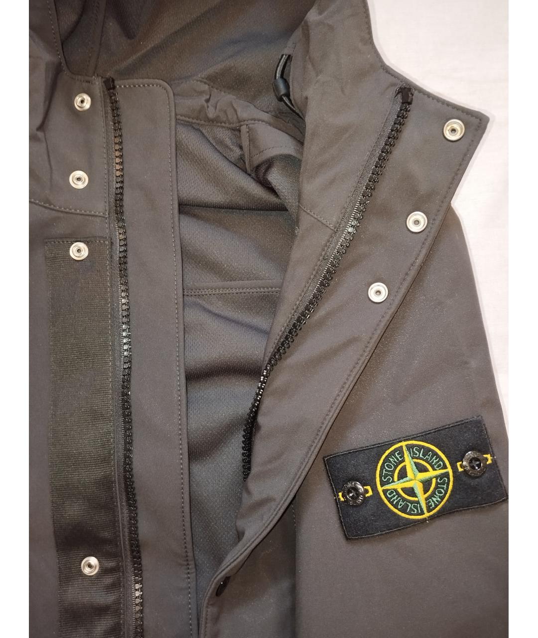 STONE ISLAND Черная куртка, фото 6