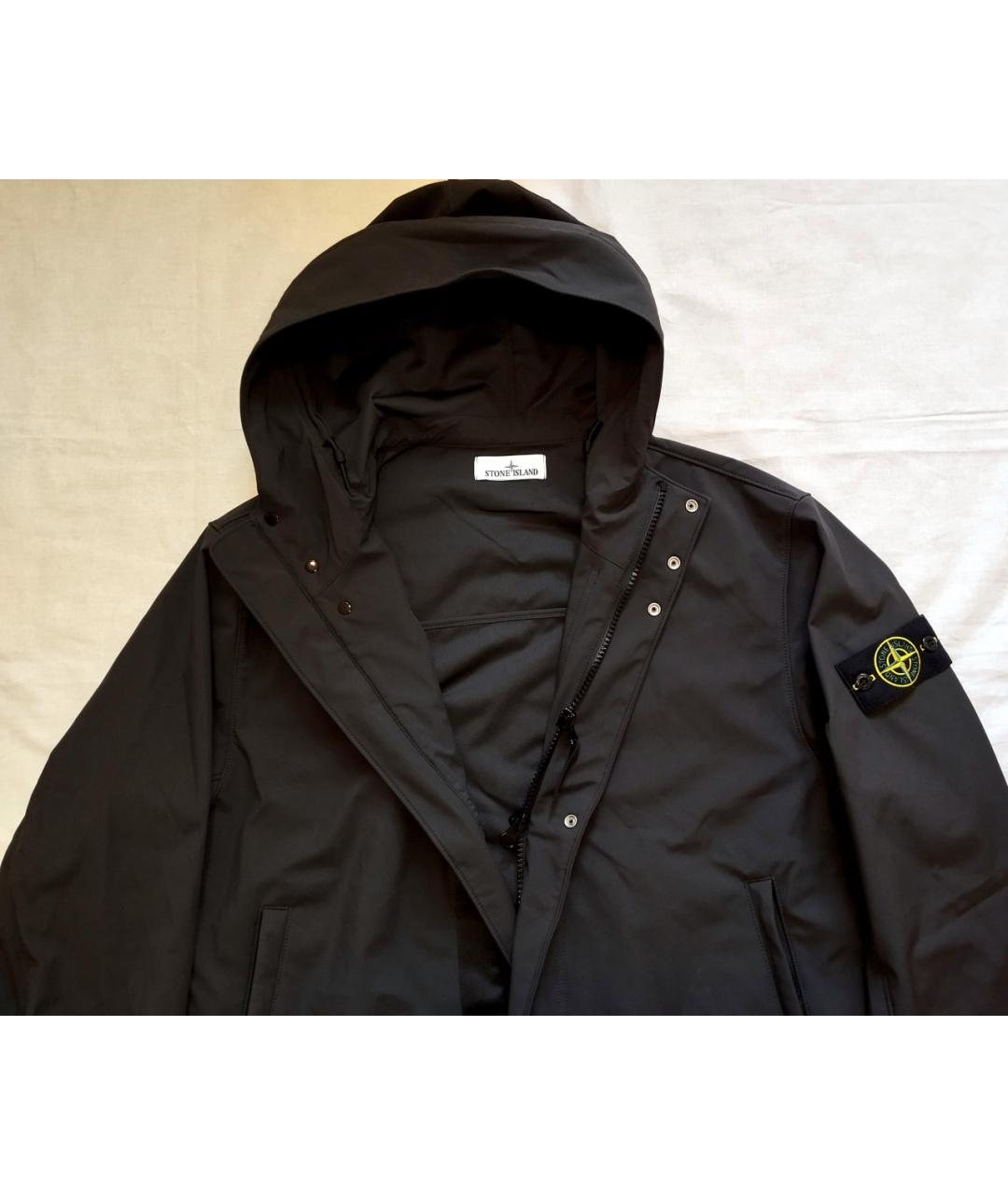 STONE ISLAND Черная куртка, фото 3