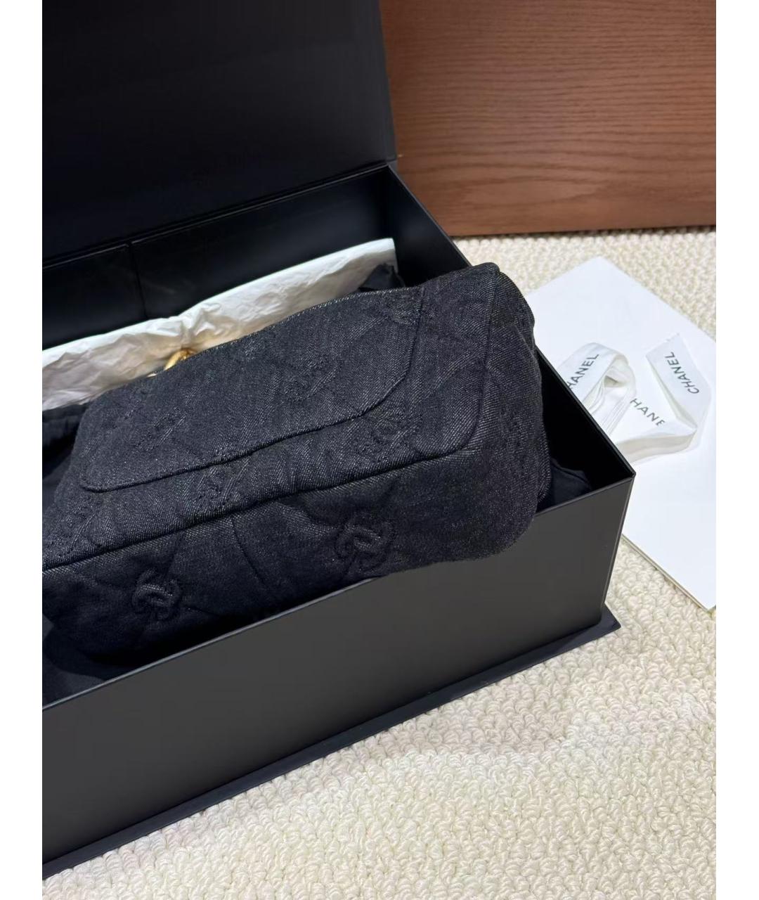 CHANEL Черная сумка через плечо, фото 4