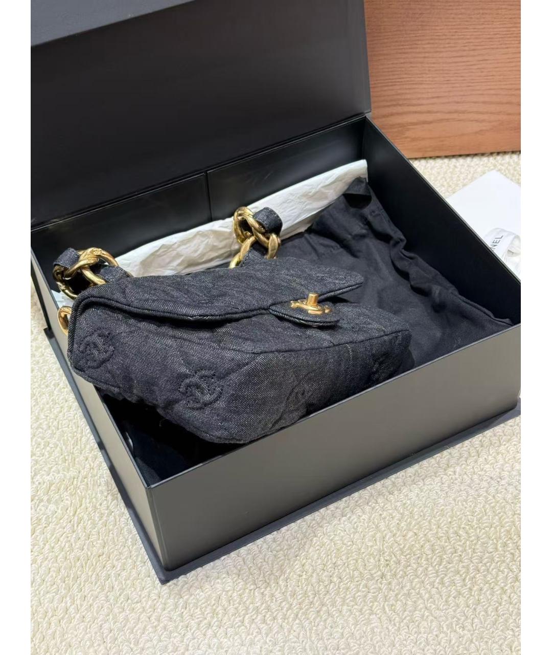 CHANEL Черная сумка через плечо, фото 3