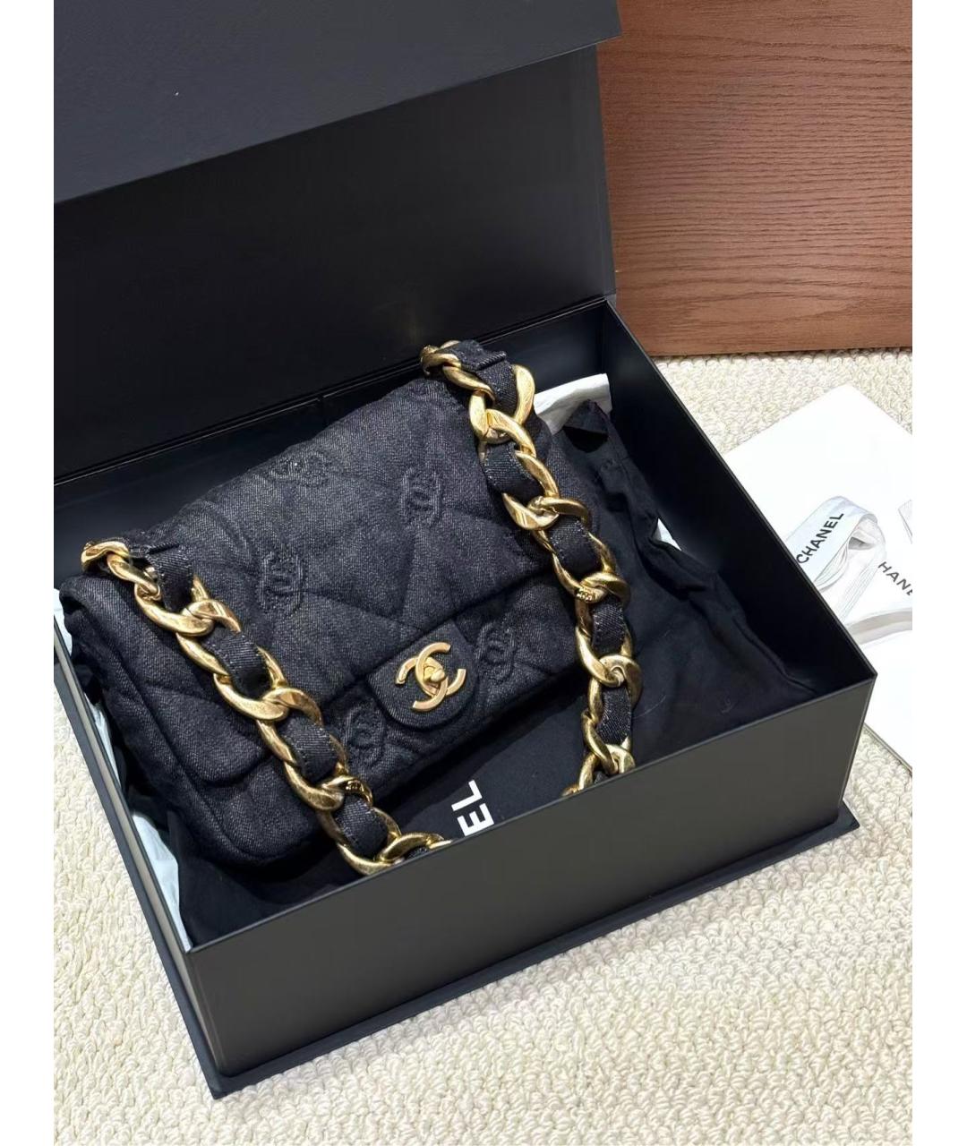 CHANEL Черная сумка через плечо, фото 6